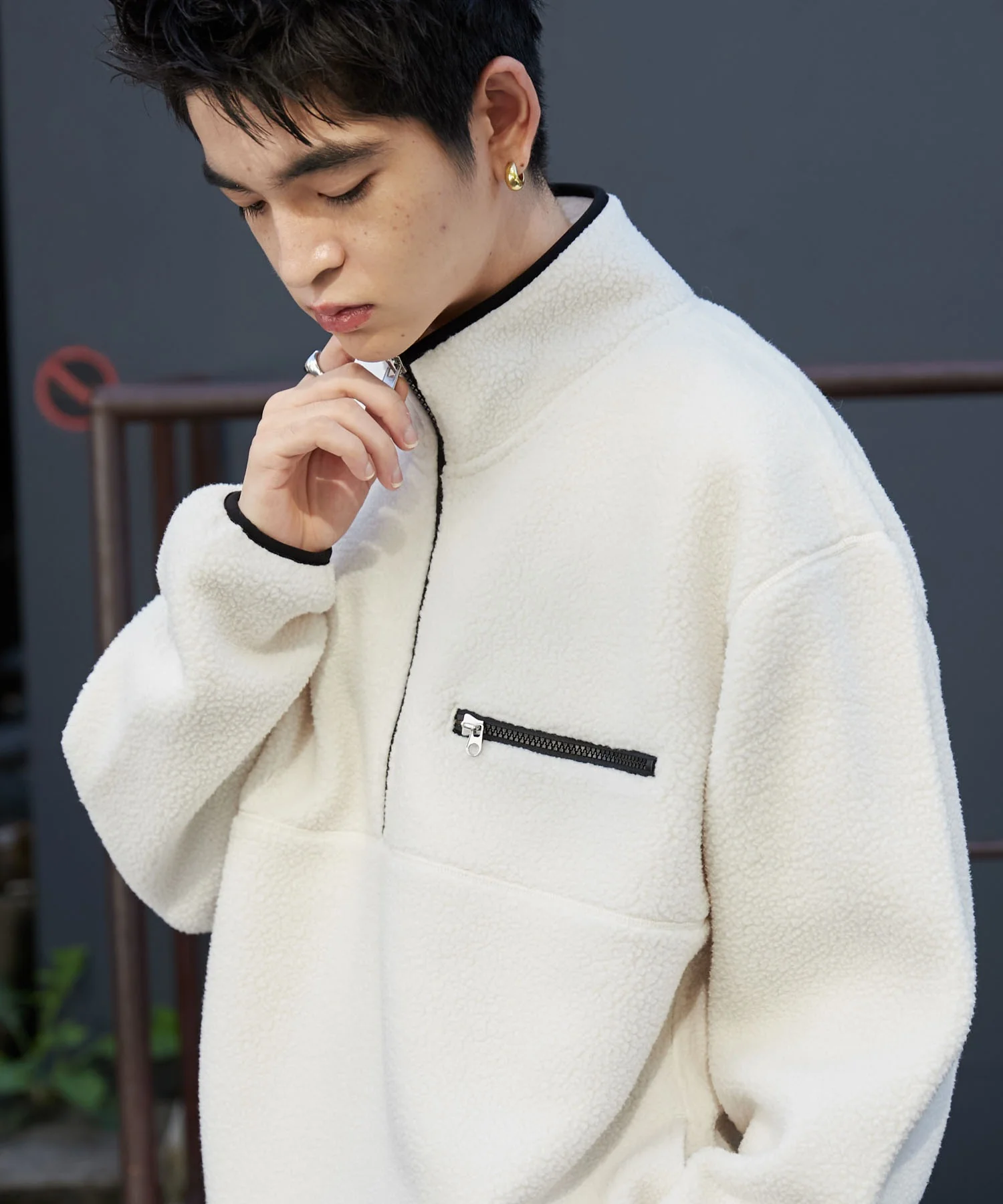 フリース ハーフZIPプルオーバー - Image 16