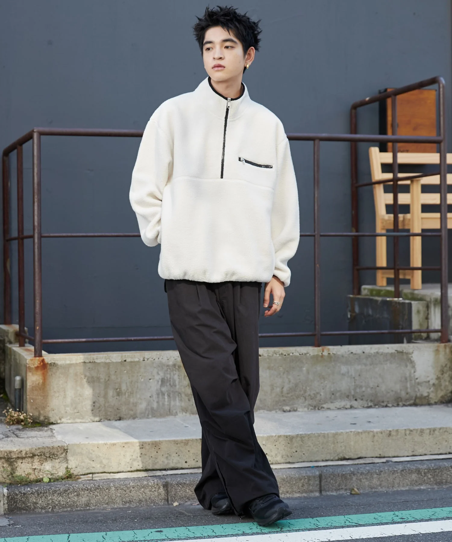 フリース ハーフZIPプルオーバー - Image 18