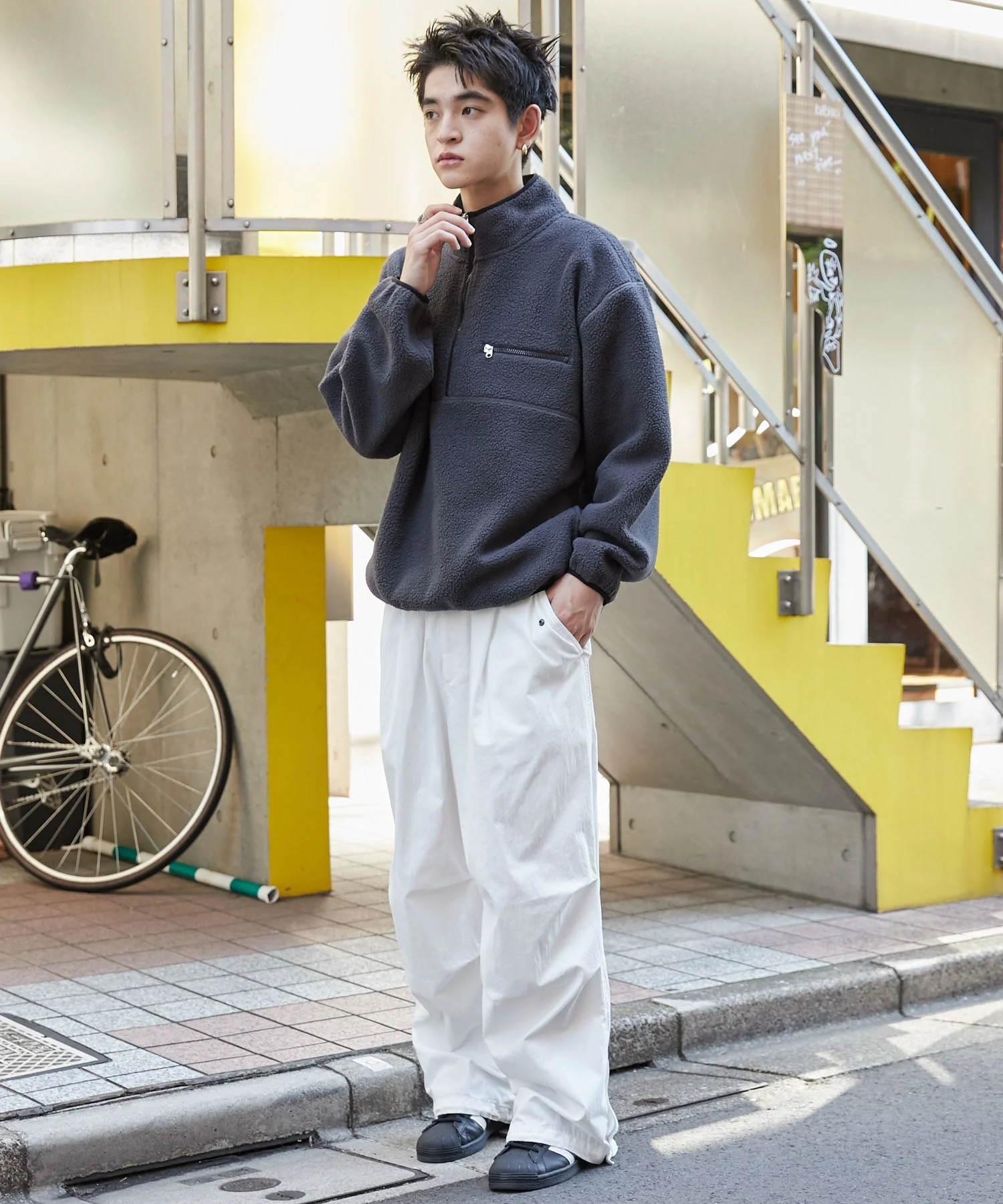 フリース ハーフZIPプルオーバー - Image 22