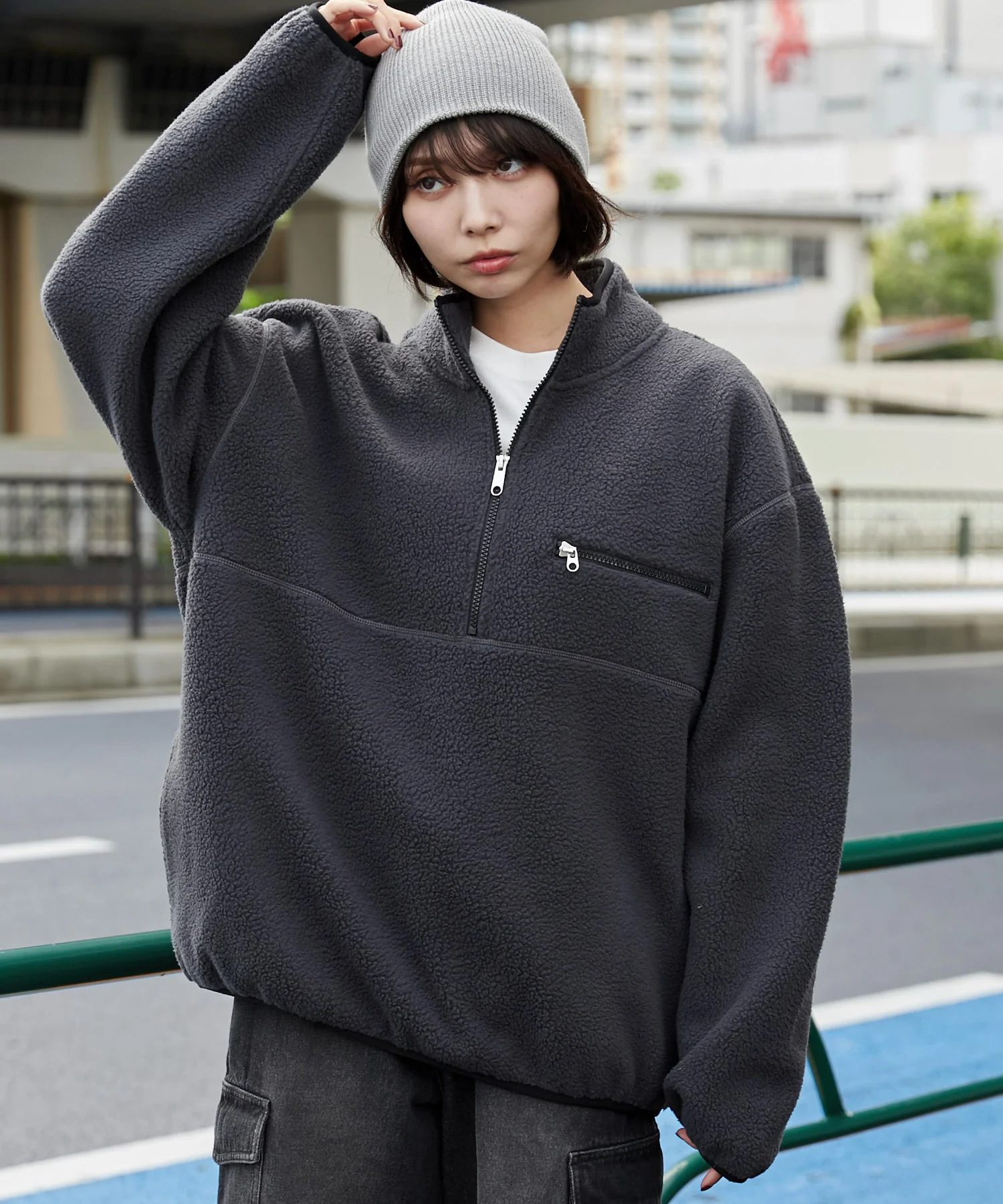 フリース ハーフZIPプルオーバー - Image 24