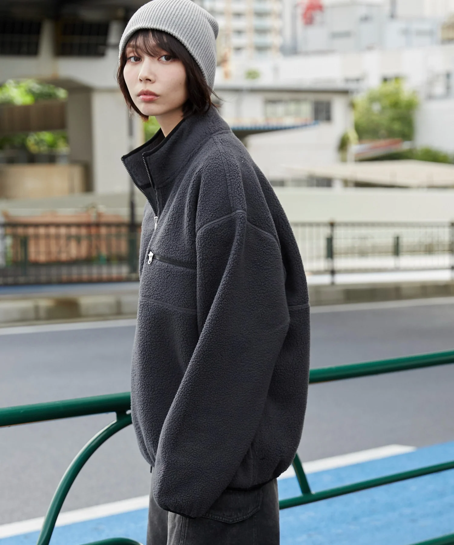 フリース ハーフZIPプルオーバー - Image 25