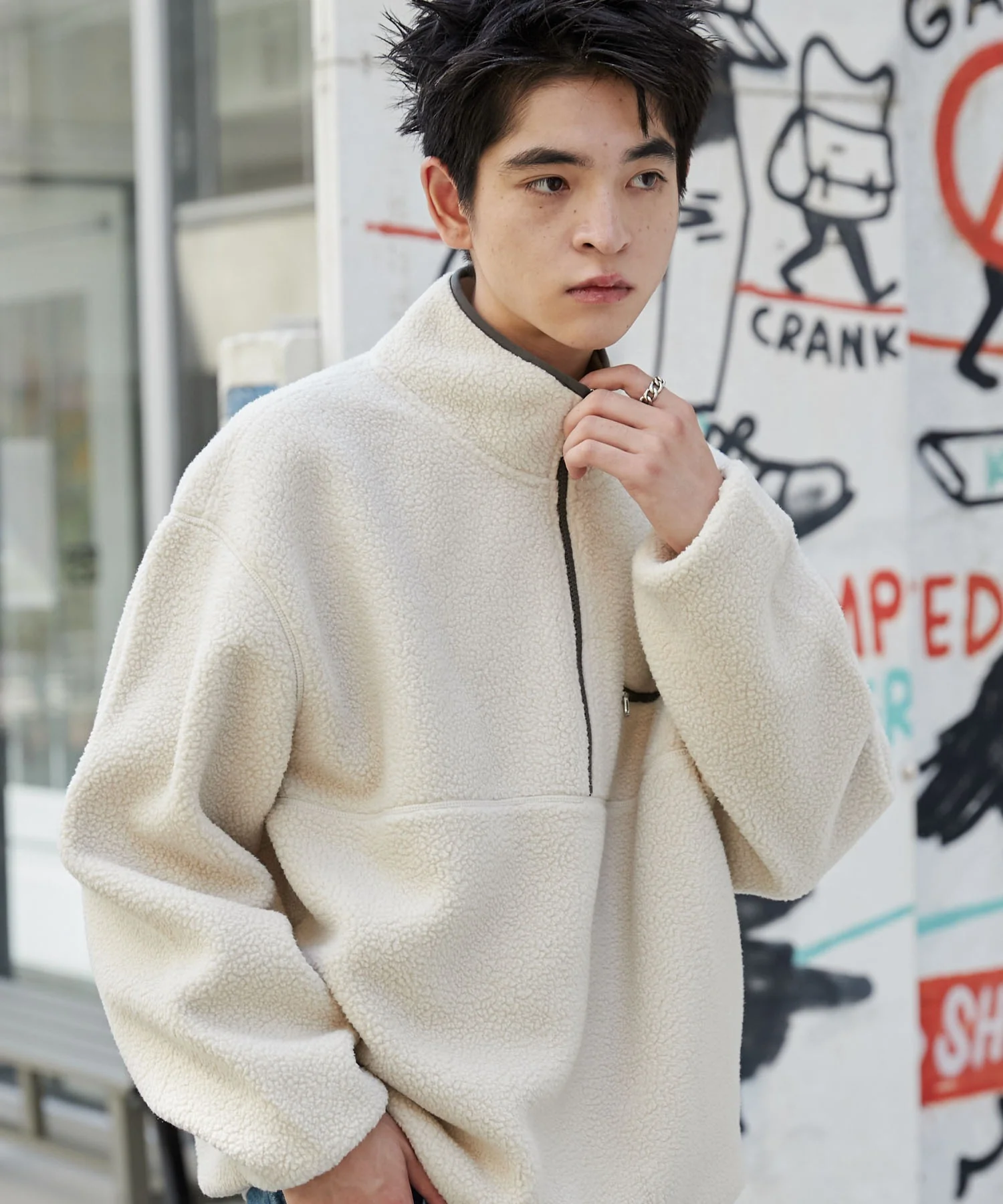 フリース ハーフZIPプルオーバー - Image 30