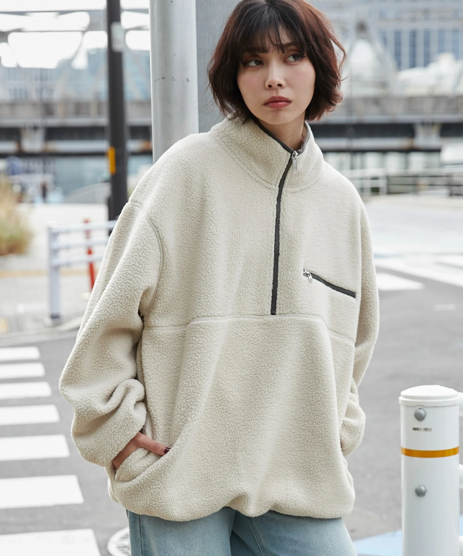 フリース ハーフZIPプルオーバー - Image 35