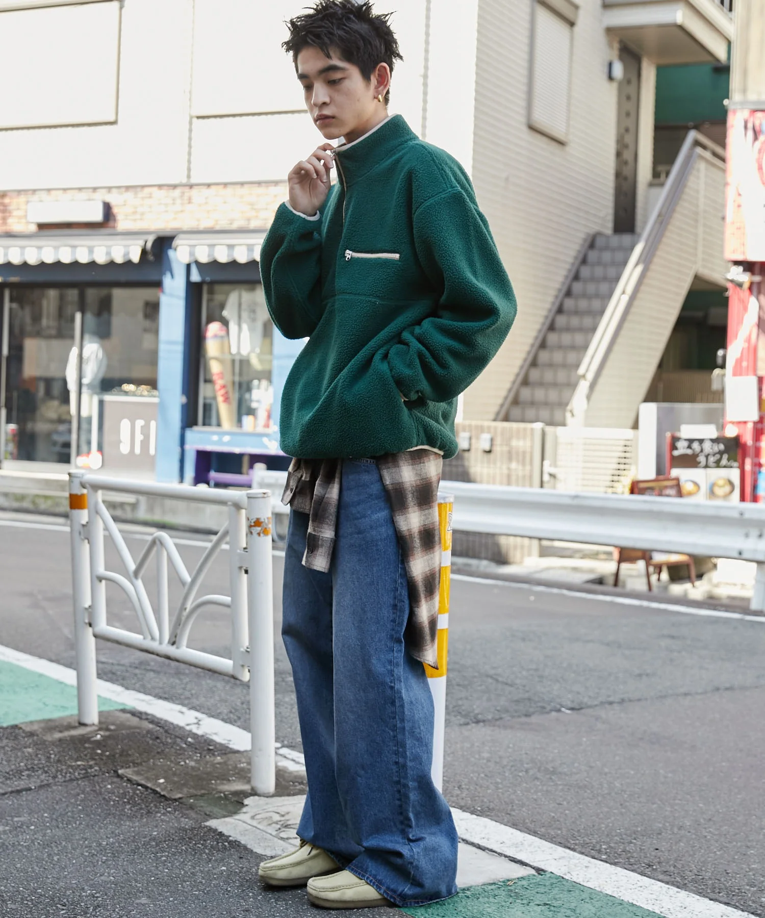 フリース ハーフZIPプルオーバー - Image 5