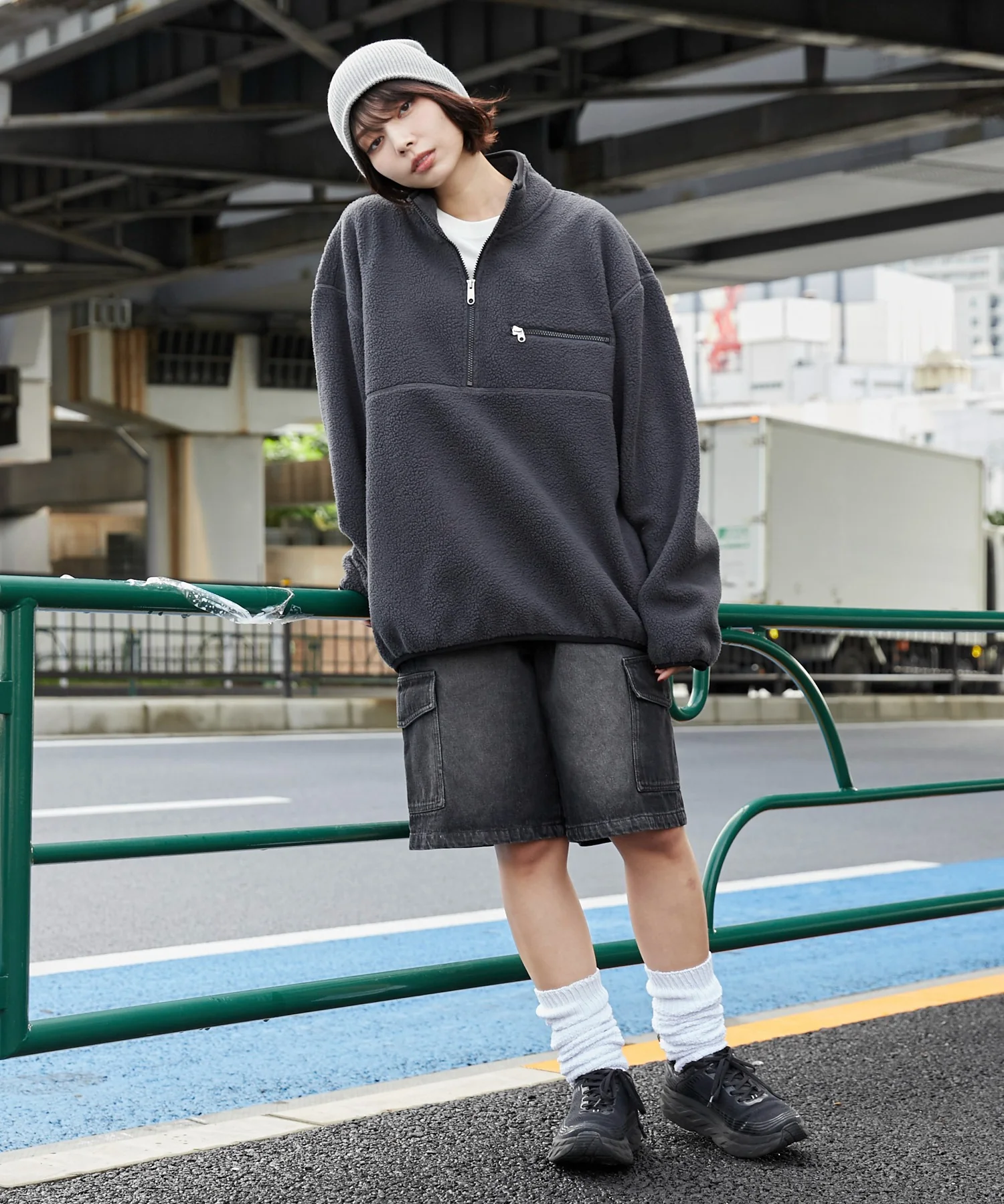 フリース ハーフZIPプルオーバー - Image 7