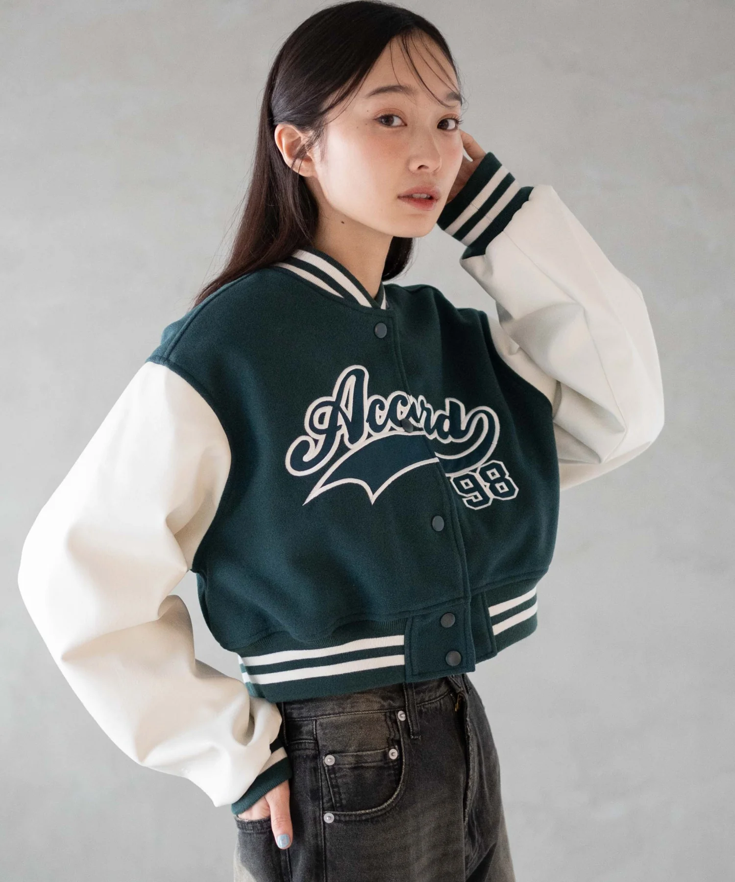 スタジアムロゴショートスタジャン - Image 18