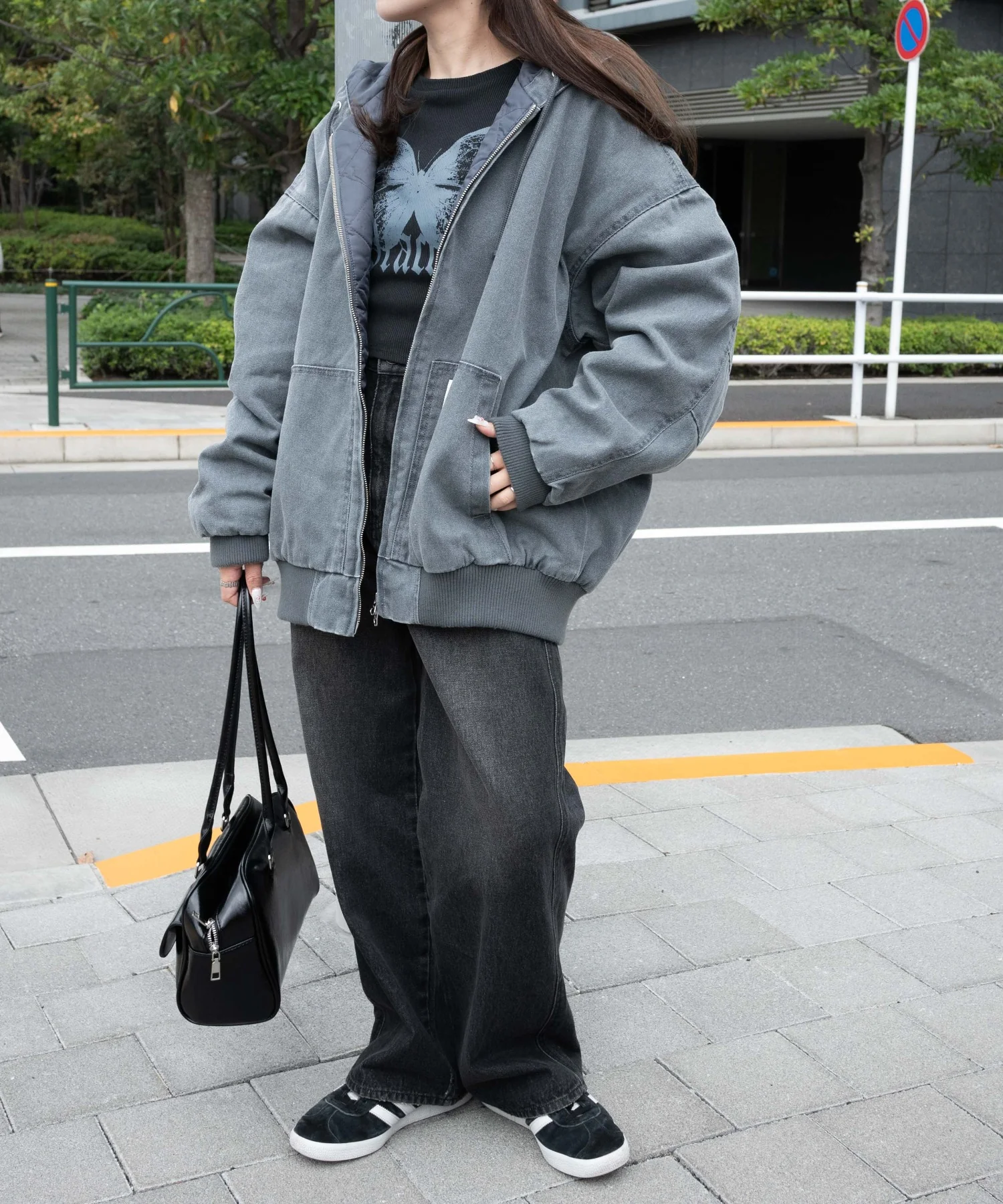 ヴィンテージウォッシュダックフードブルゾン - Image 15