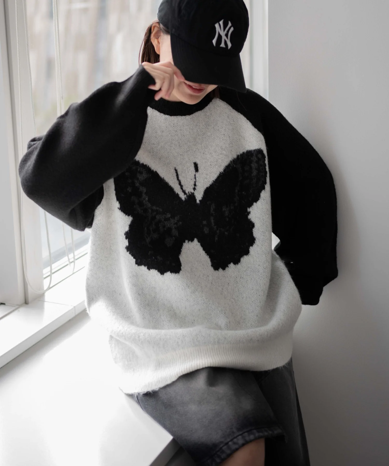 フラッフィーグラフィックBIGニットプルオーバー - Image 13