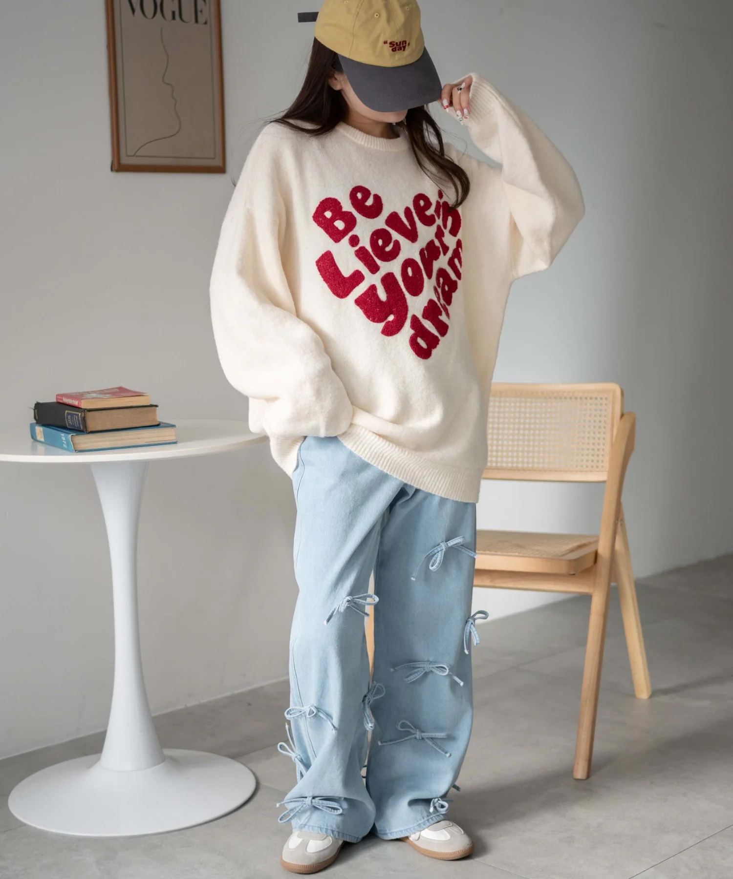 フラッフィーグラフィックBIGニットプルオーバー - Image 22