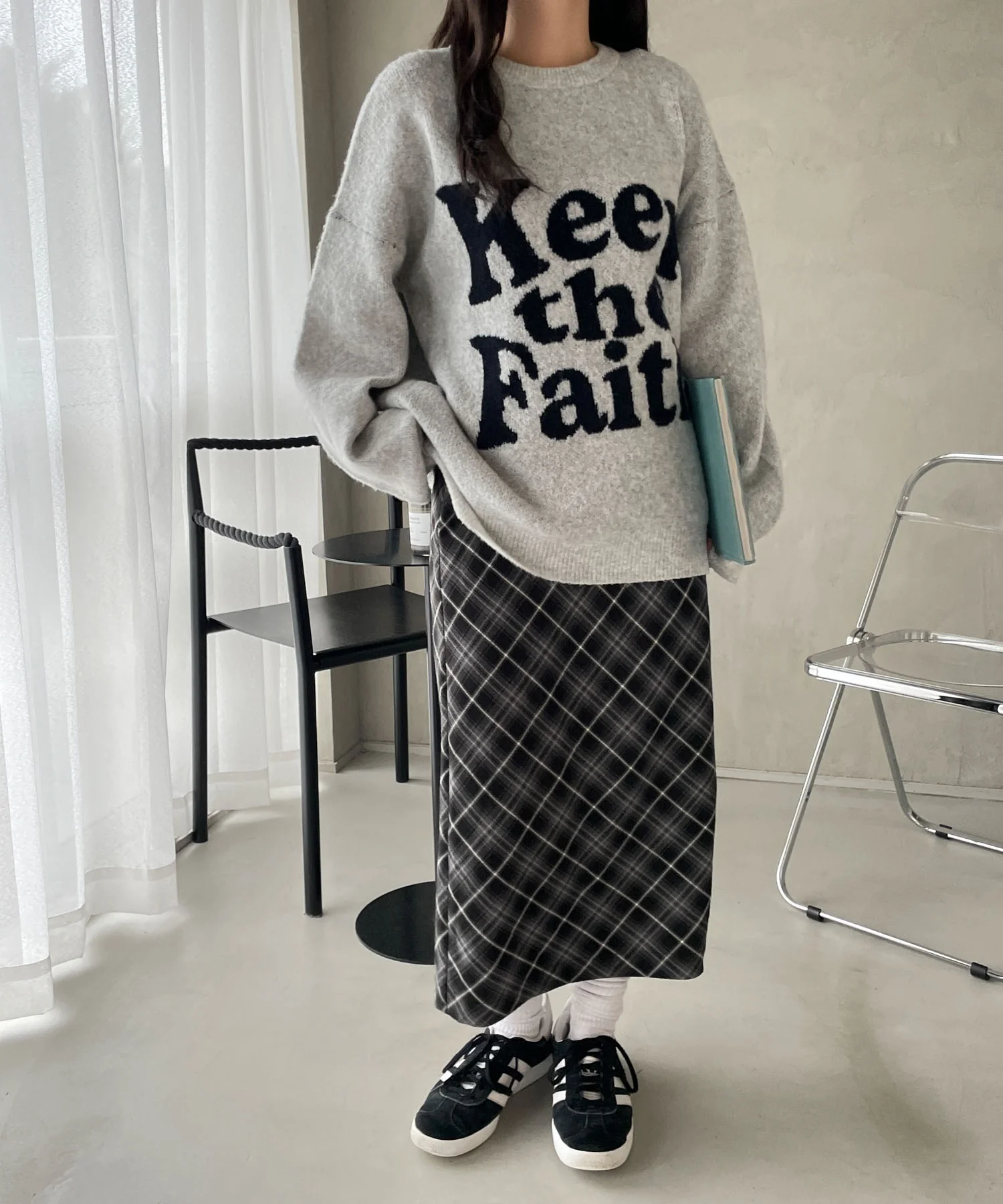 フラッフィーグラフィックBIGニットプルオーバー - Image 23