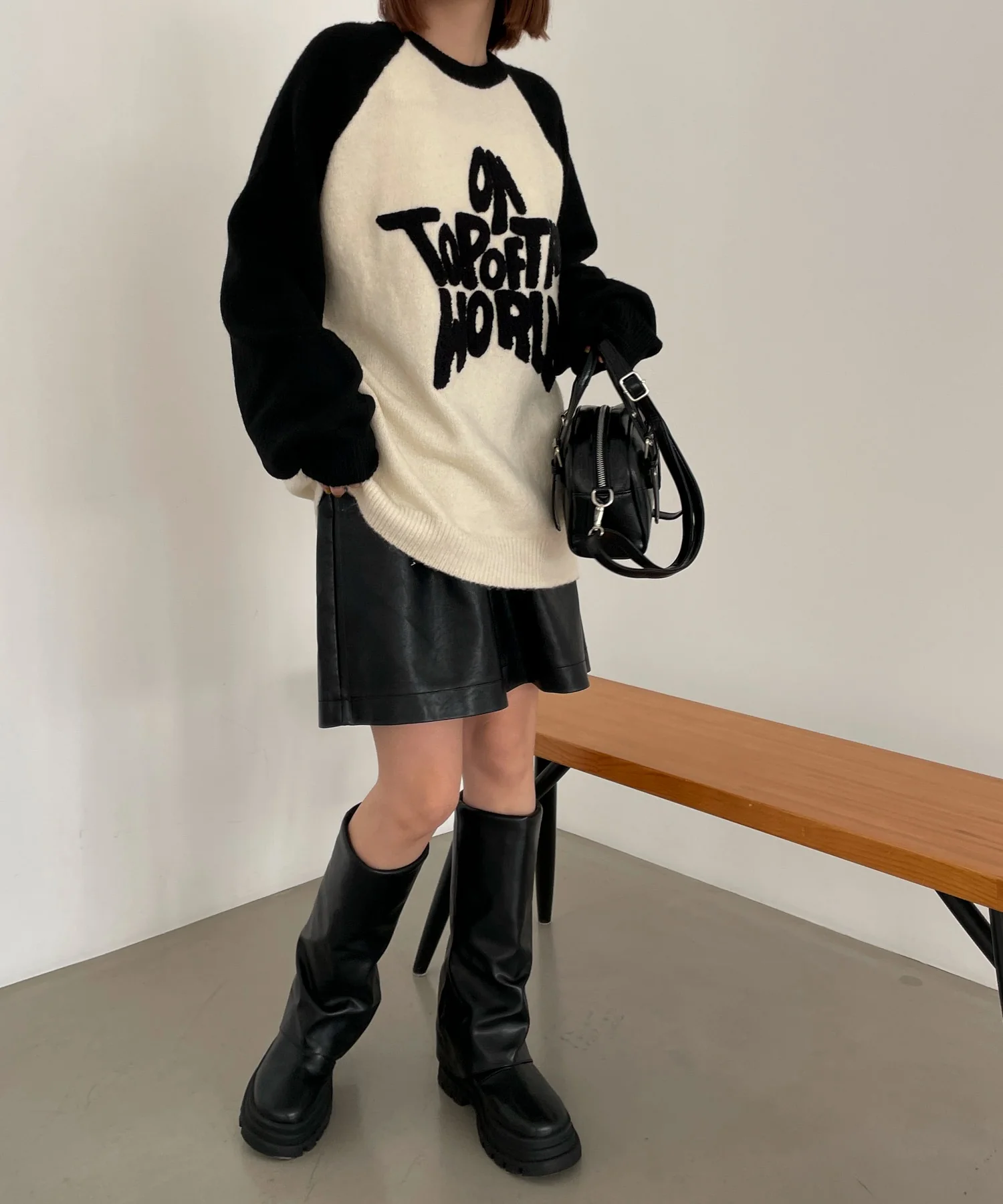 フラッフィーグラフィックBIGニットプルオーバー - Image 27