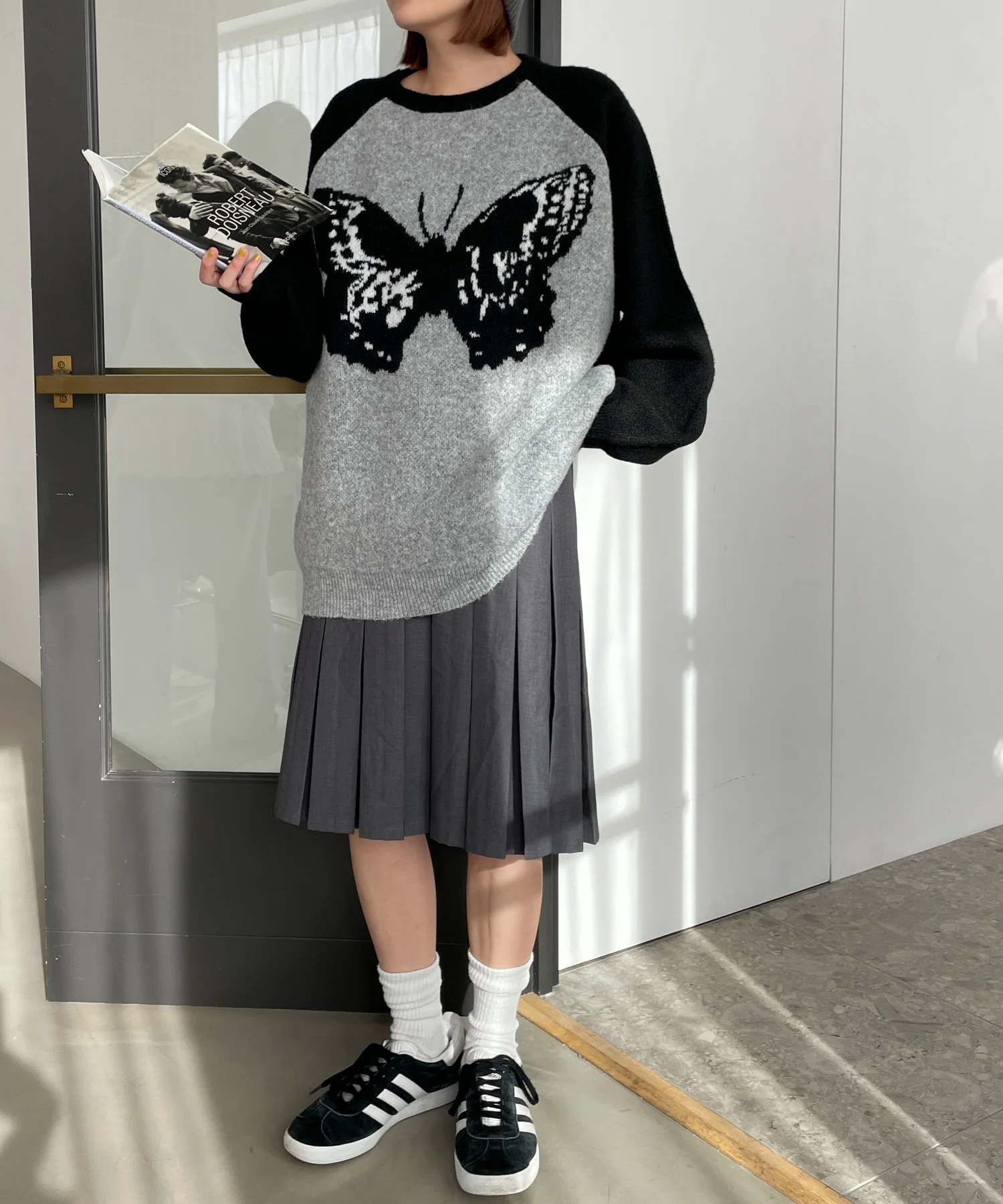 フラッフィーグラフィックBIGニットプルオーバー - Image 33