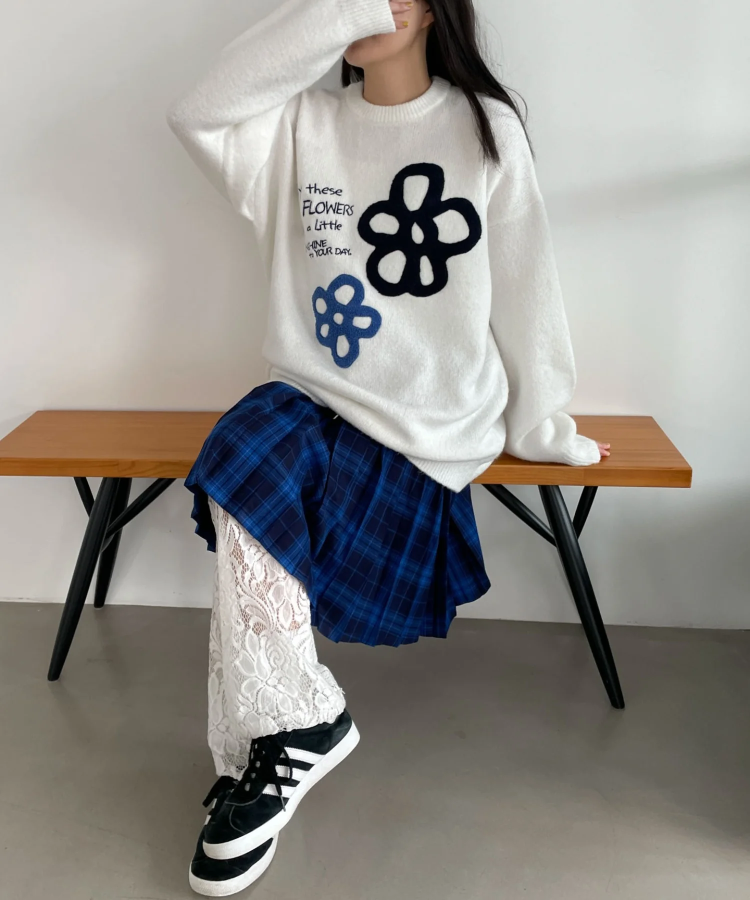 フラッフィーグラフィックBIGニットプルオーバー - Image 34