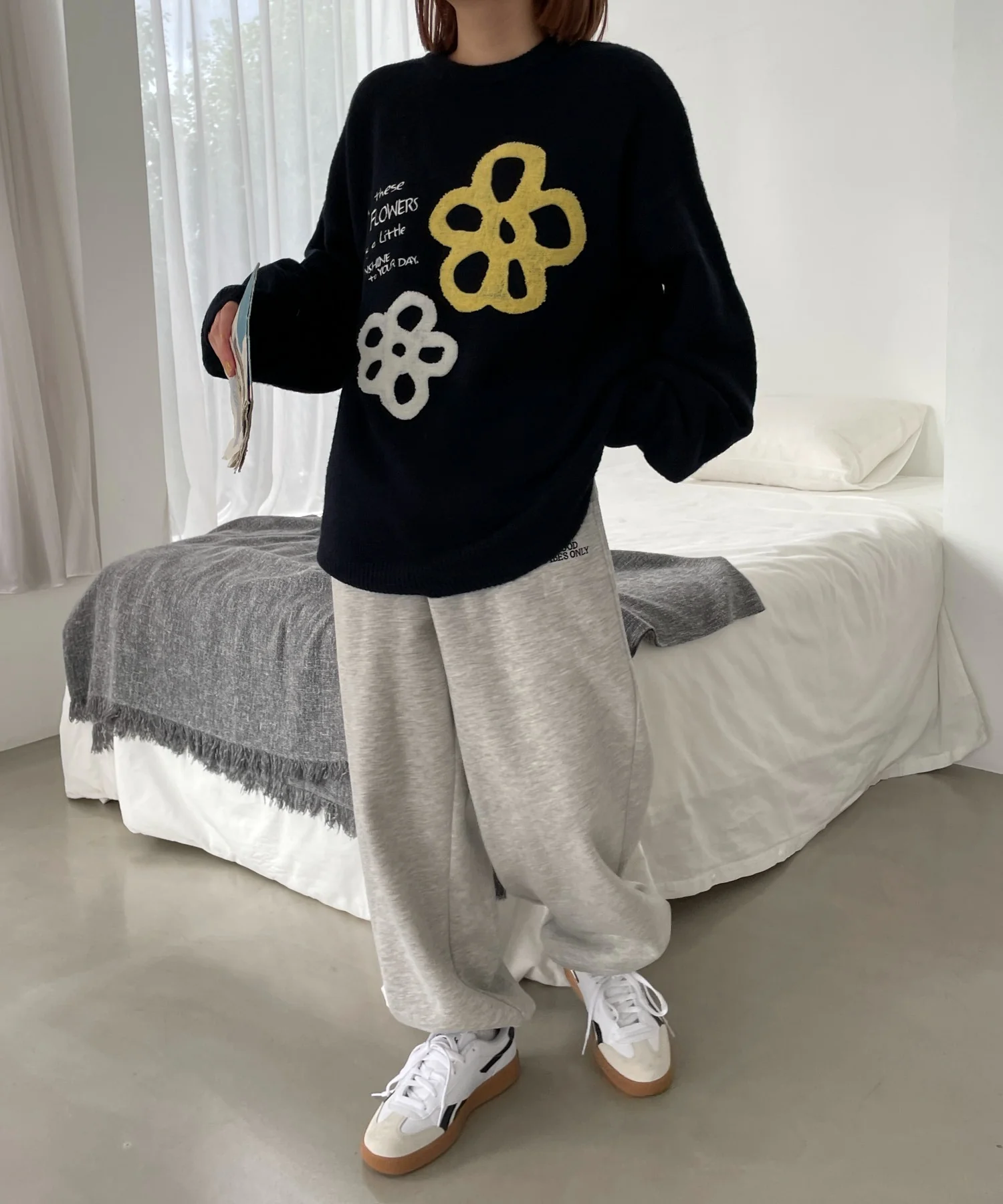 フラッフィーグラフィックBIGニットプルオーバー - Image 35