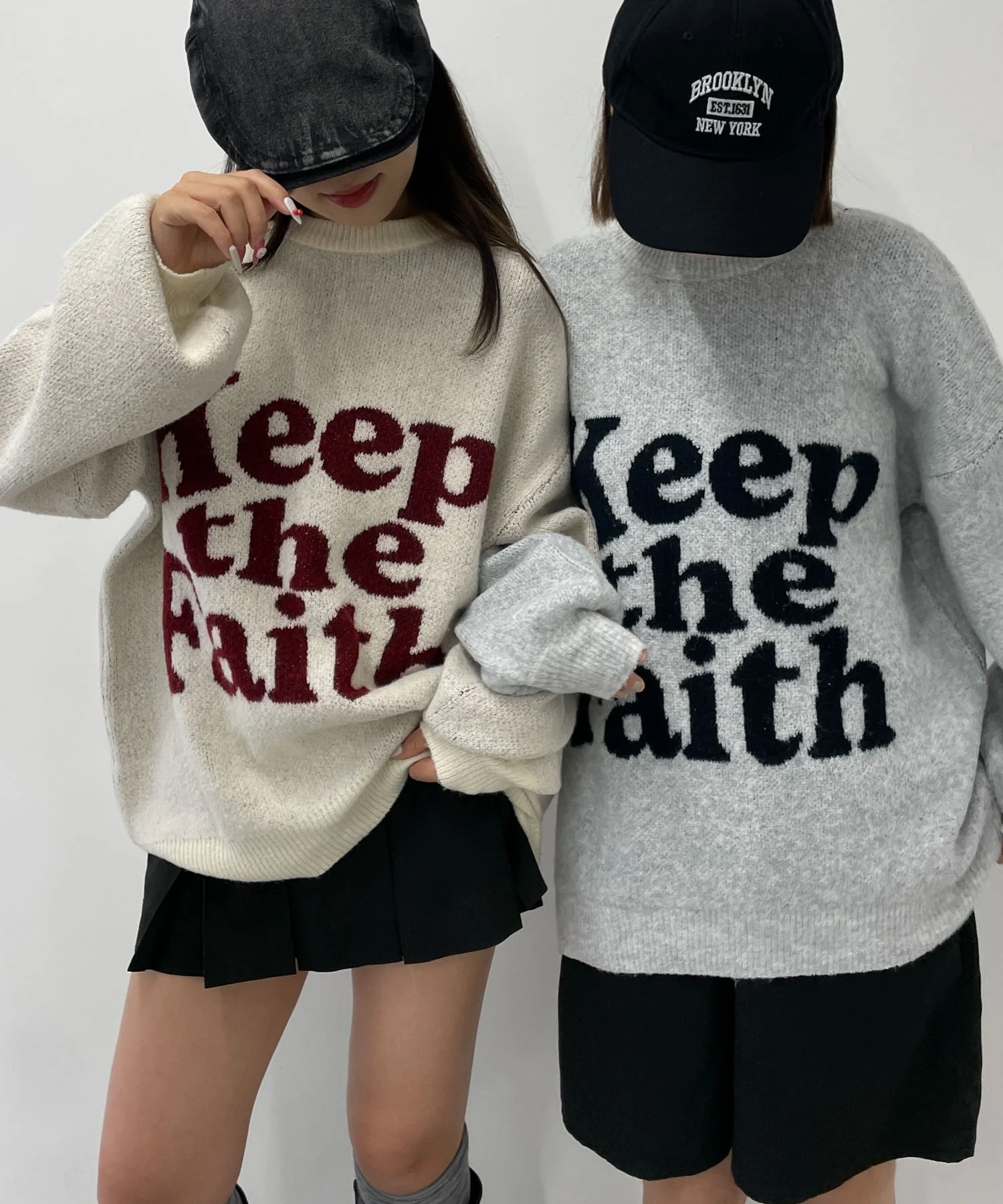 フラッフィーグラフィックBIGニットプルオーバー - Image 37