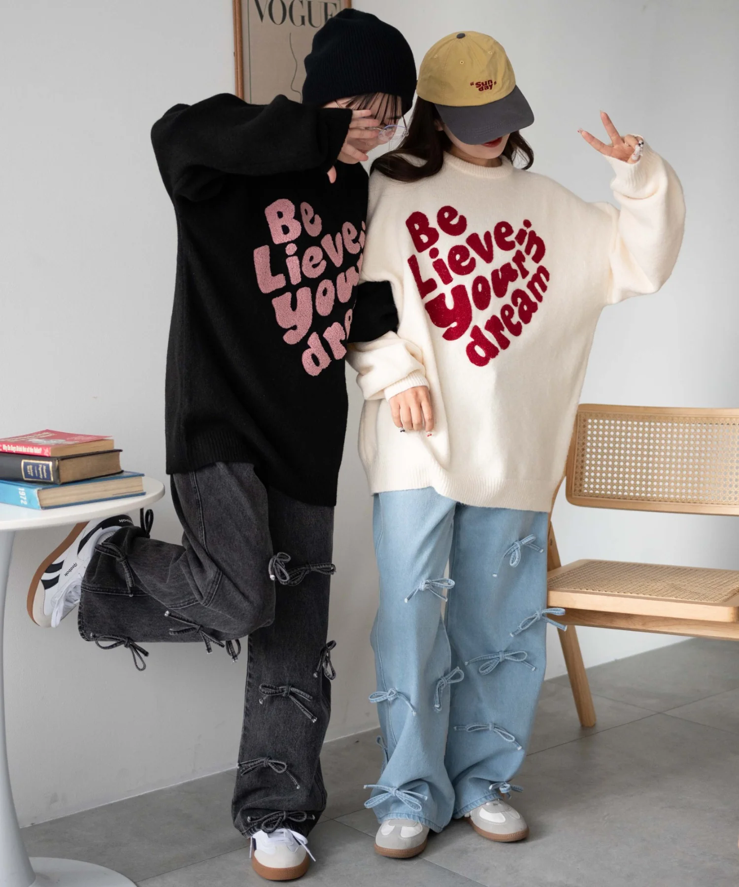 フラッフィーグラフィックBIGニットプルオーバー - Image 41