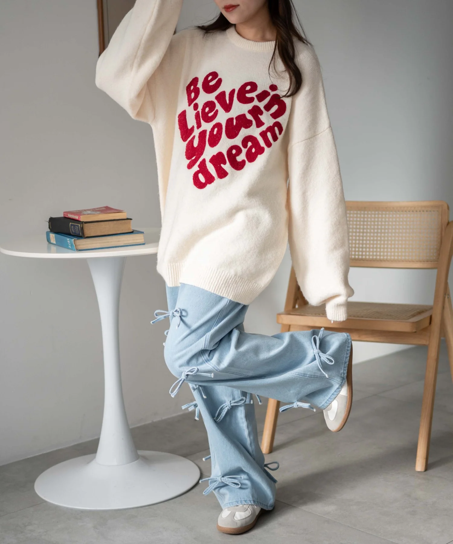 フラッフィーグラフィックBIGニットプルオーバー - Image 55