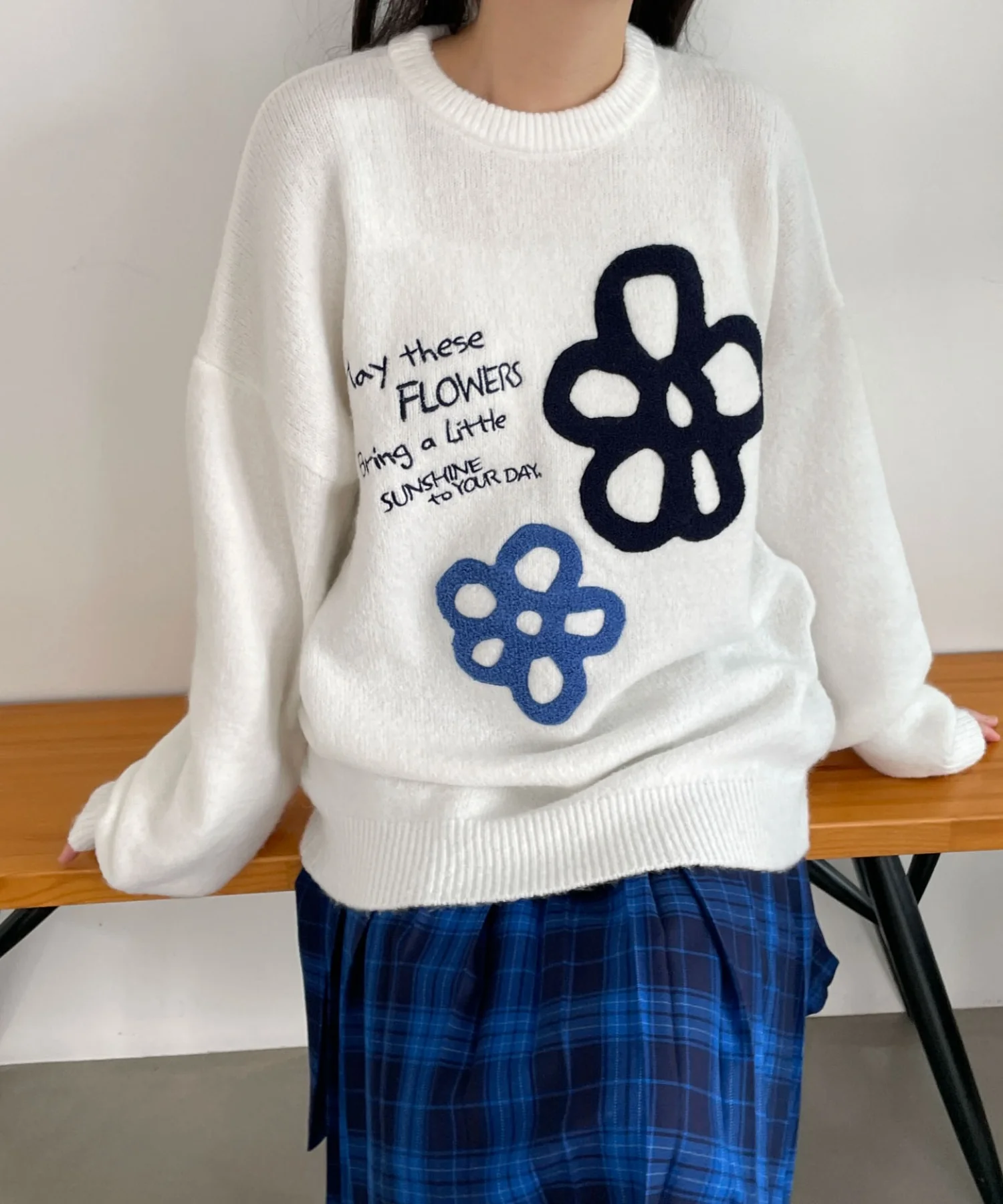 フラッフィーグラフィックBIGニットプルオーバー - Image 91