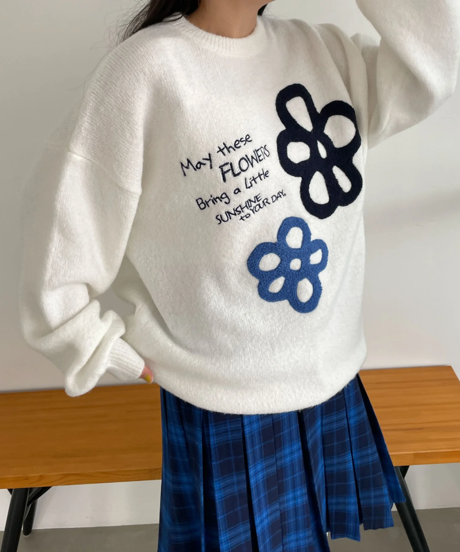 フラッフィーグラフィックBIGニットプルオーバー - Image 92