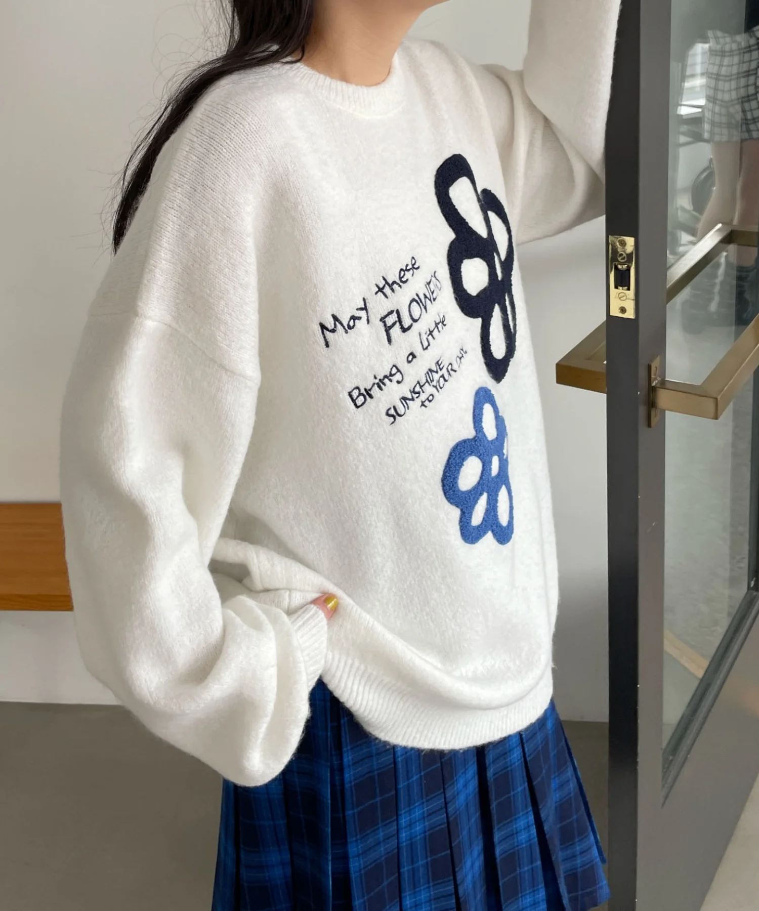 フラッフィーグラフィックBIGニットプルオーバー - Image 93
