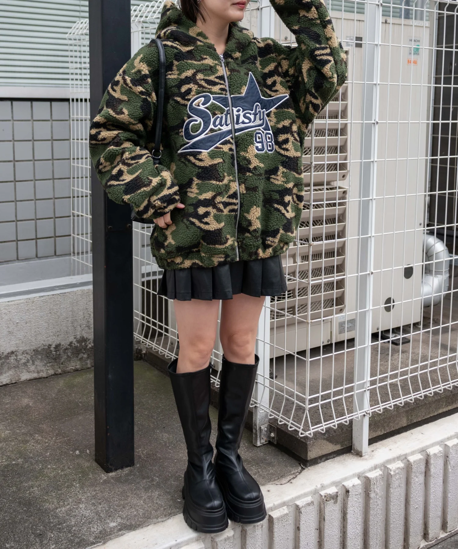 迷彩ロゴボアパーカー - Image 8