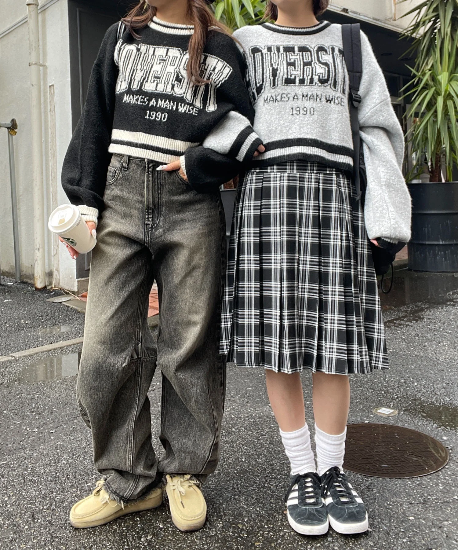 ラインリブフラッフィーショートニット - Image 4