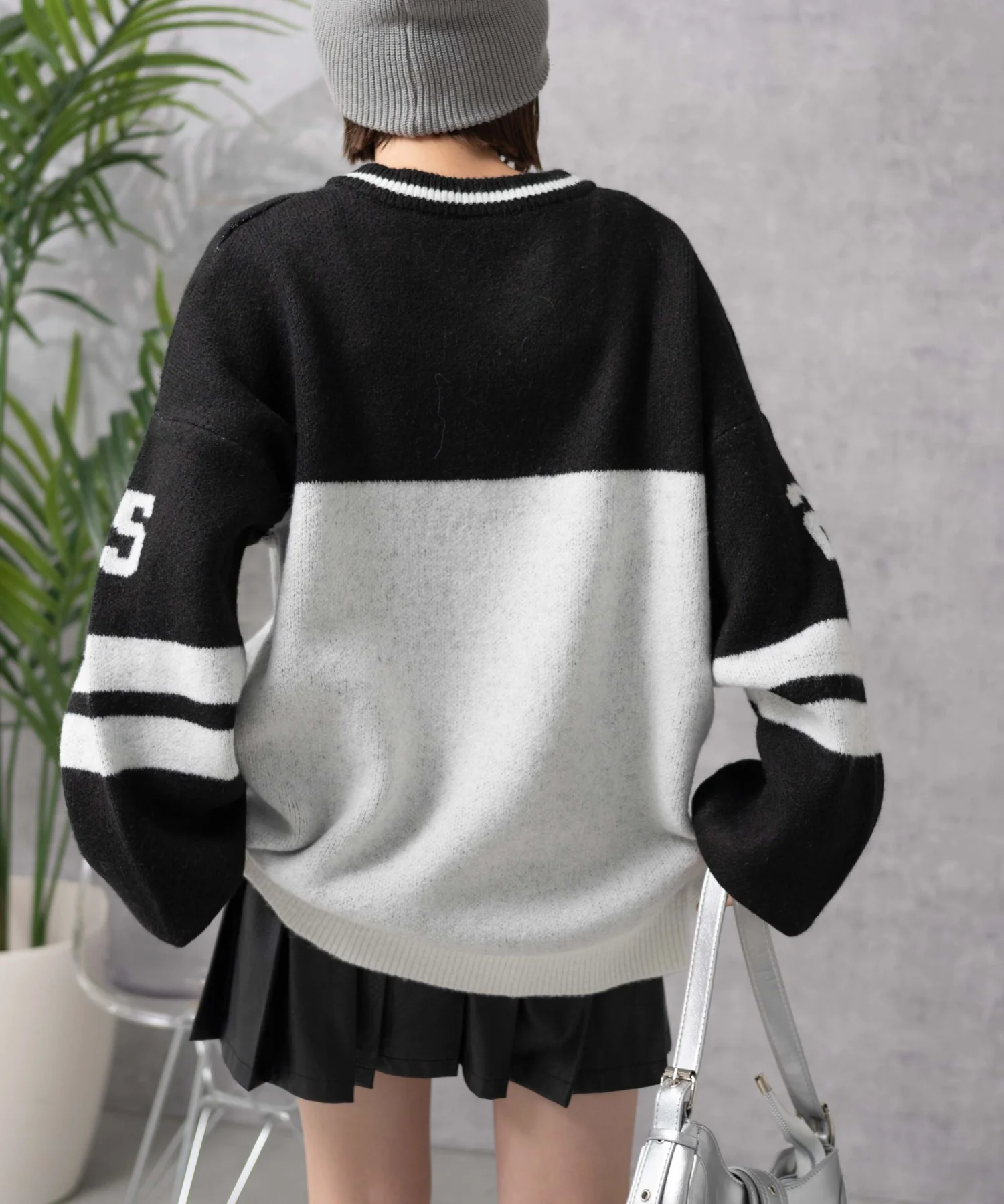 ナンバリングラインフラッフィーニット - Image 11