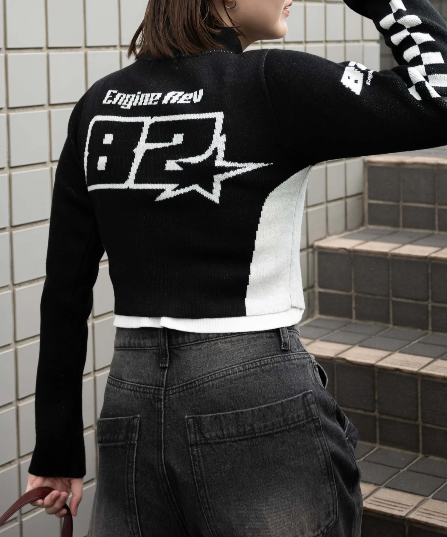 WZIPレーシングニットトップス - Image 12