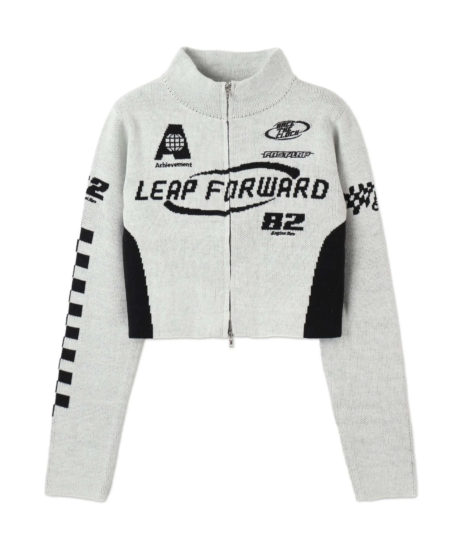 WZIPレーシングニットトップス - Image 14