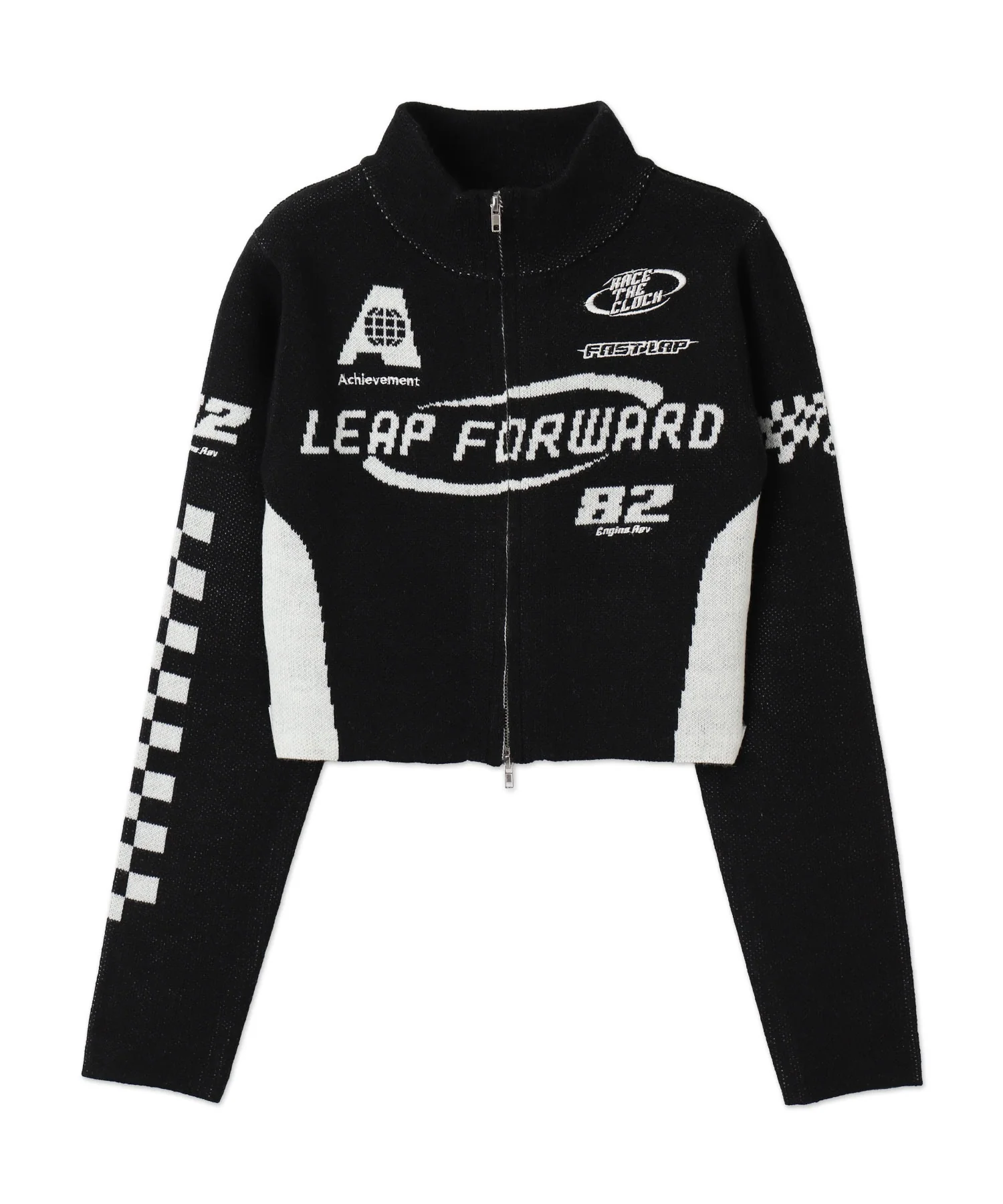 WZIPレーシングニットトップス - Image 15