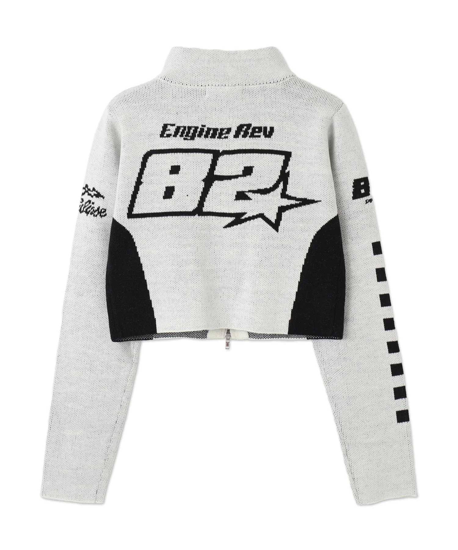 WZIPレーシングニットトップス - Image 16