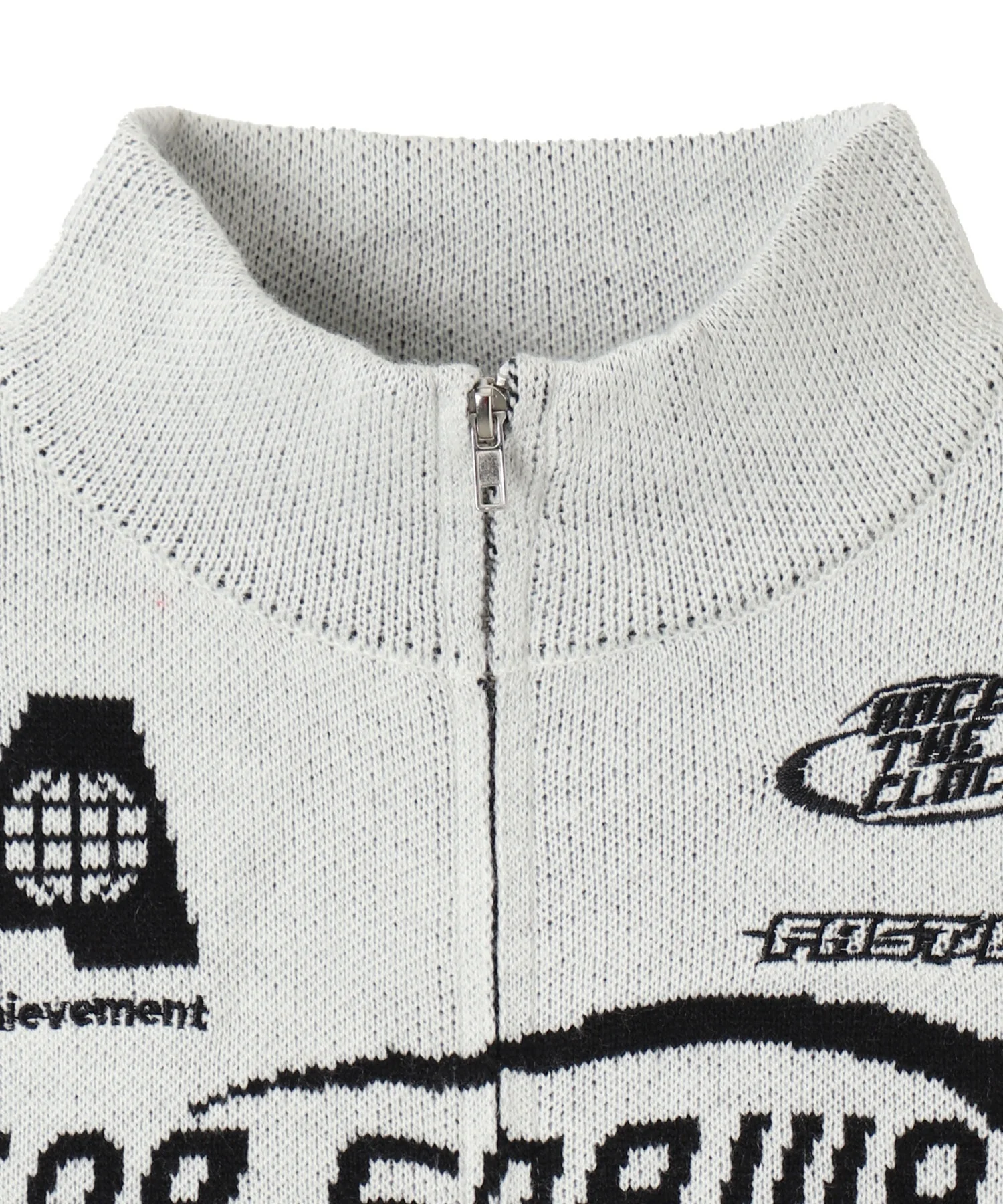 WZIPレーシングニットトップス - Image 17