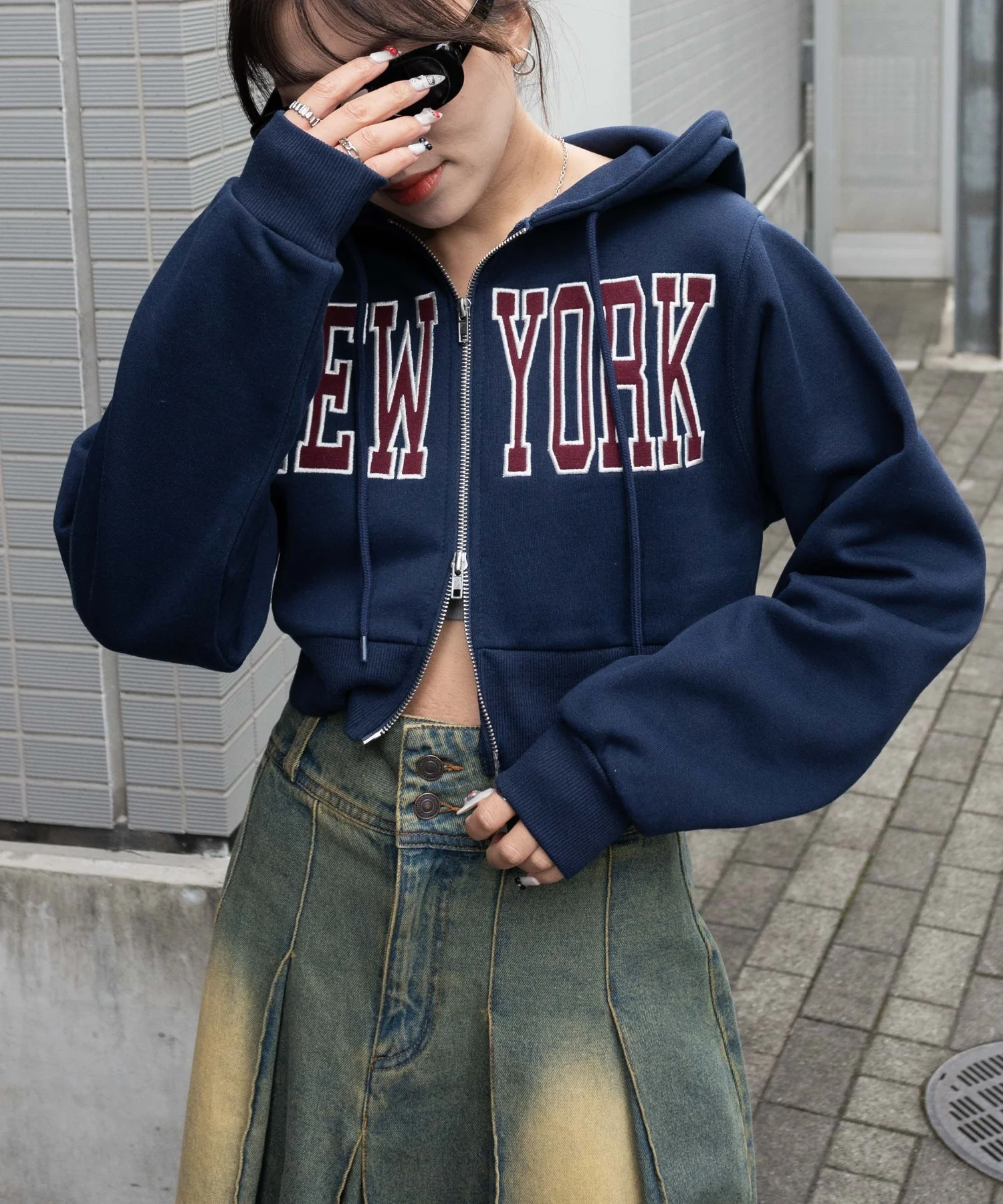 NEWYORK裏起毛ZIPパーカー - Image 19
