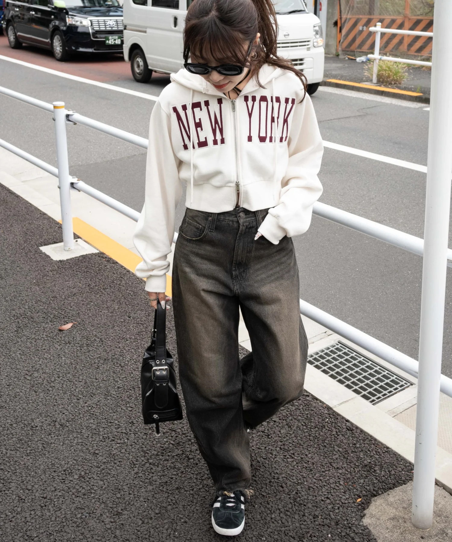 NEWYORK裏起毛ZIPパーカー - Image 6