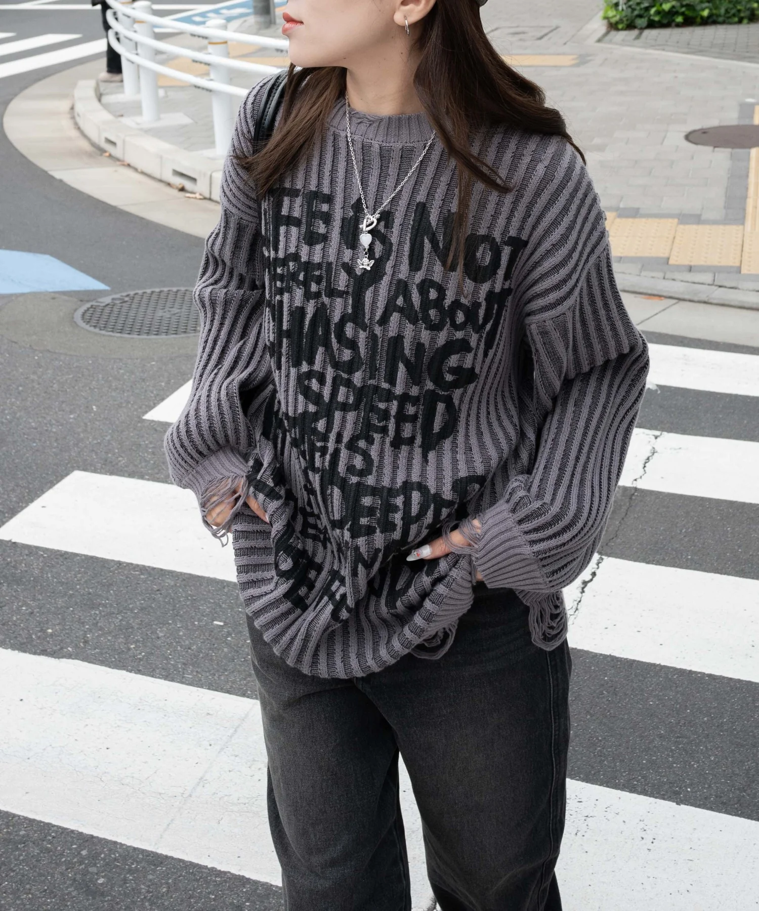 クラッシュリブBIGニットプルオーバー - Image 10