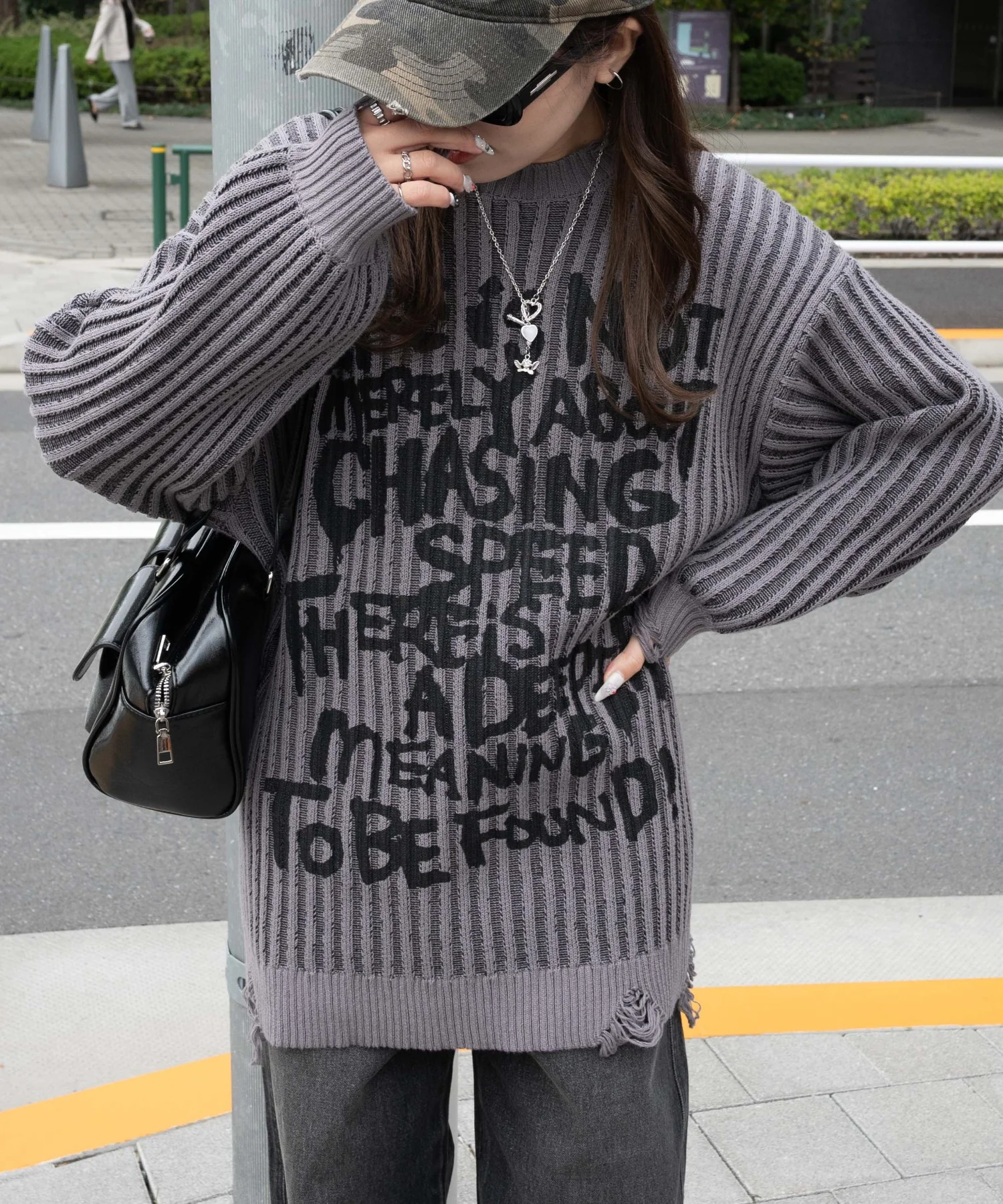 クラッシュリブBIGニットプルオーバー - Image 11