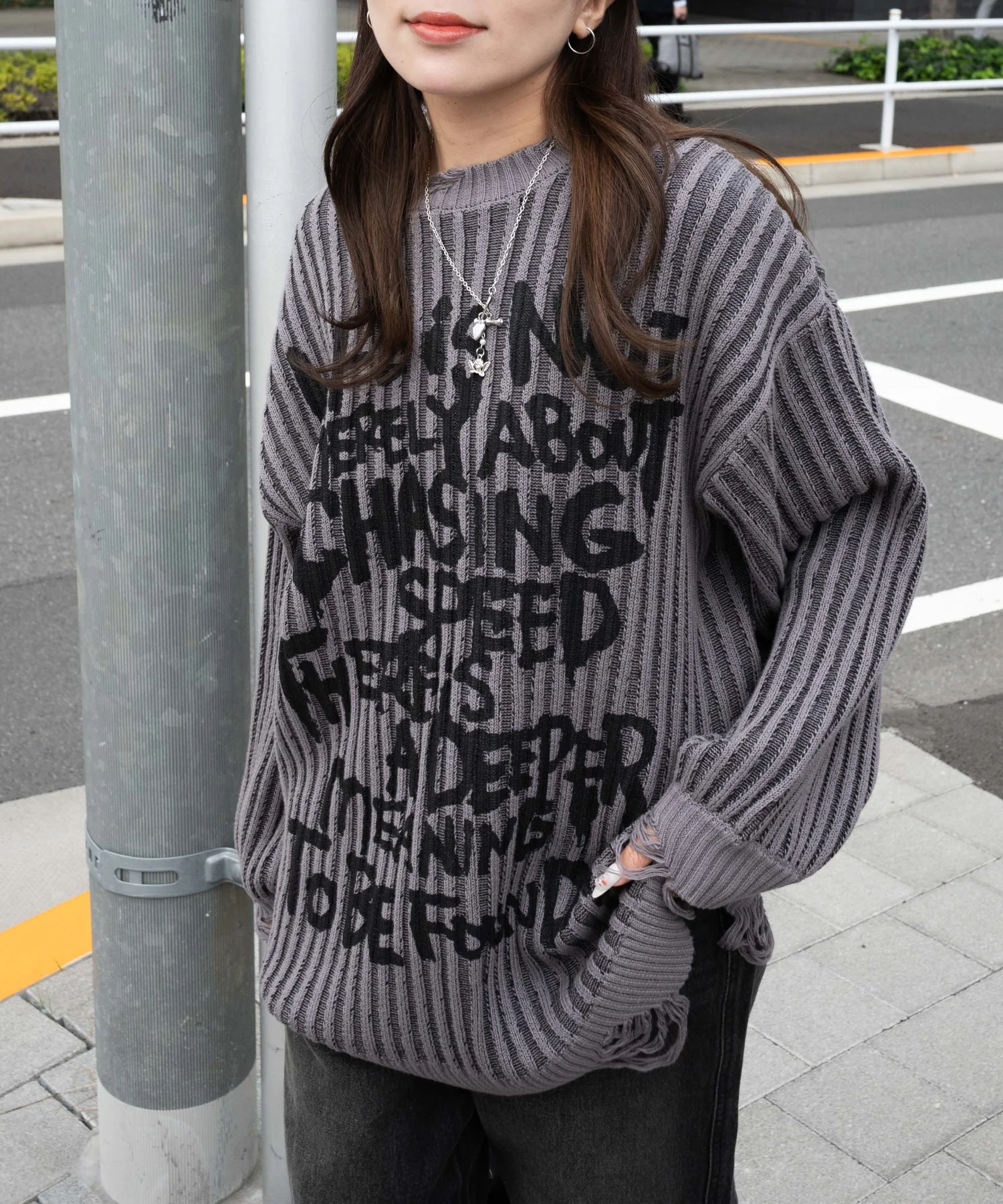 クラッシュリブBIGニットプルオーバー - Image 12
