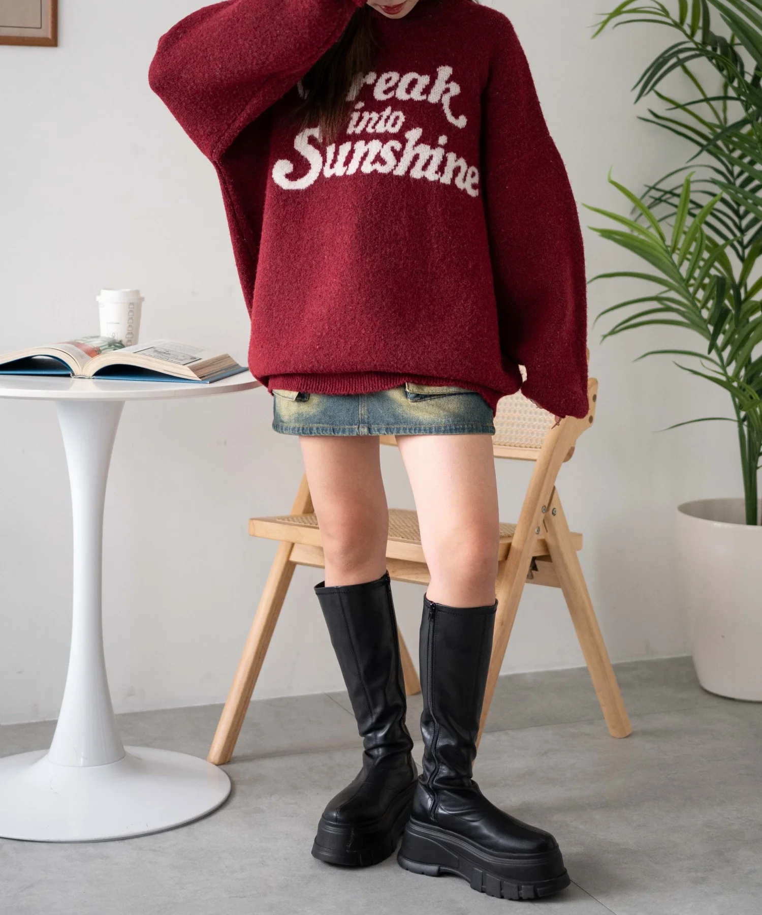 ロゴジャガードフラッフィーニット - Image 14