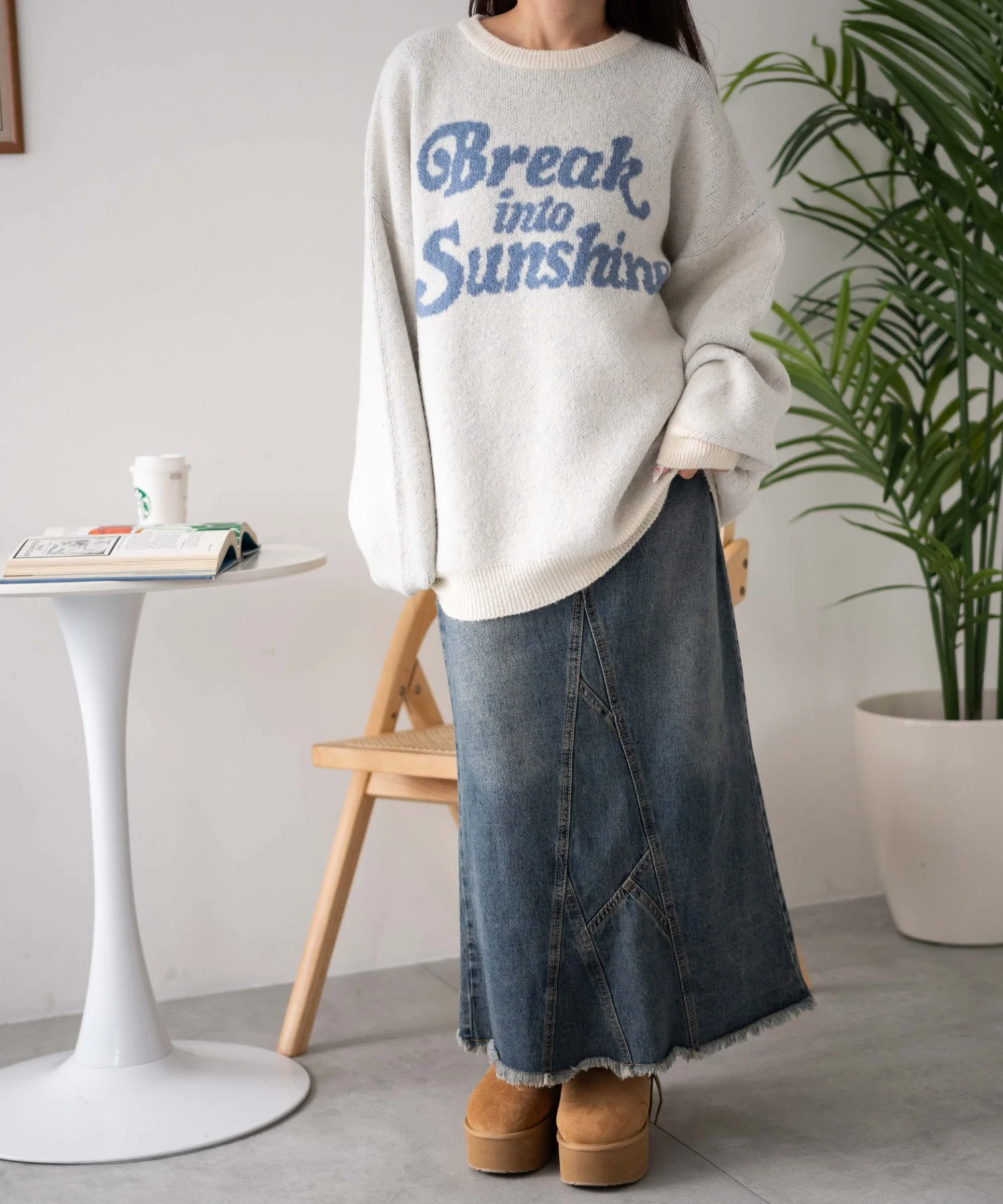 ロゴジャガードフラッフィーニット - Image 18