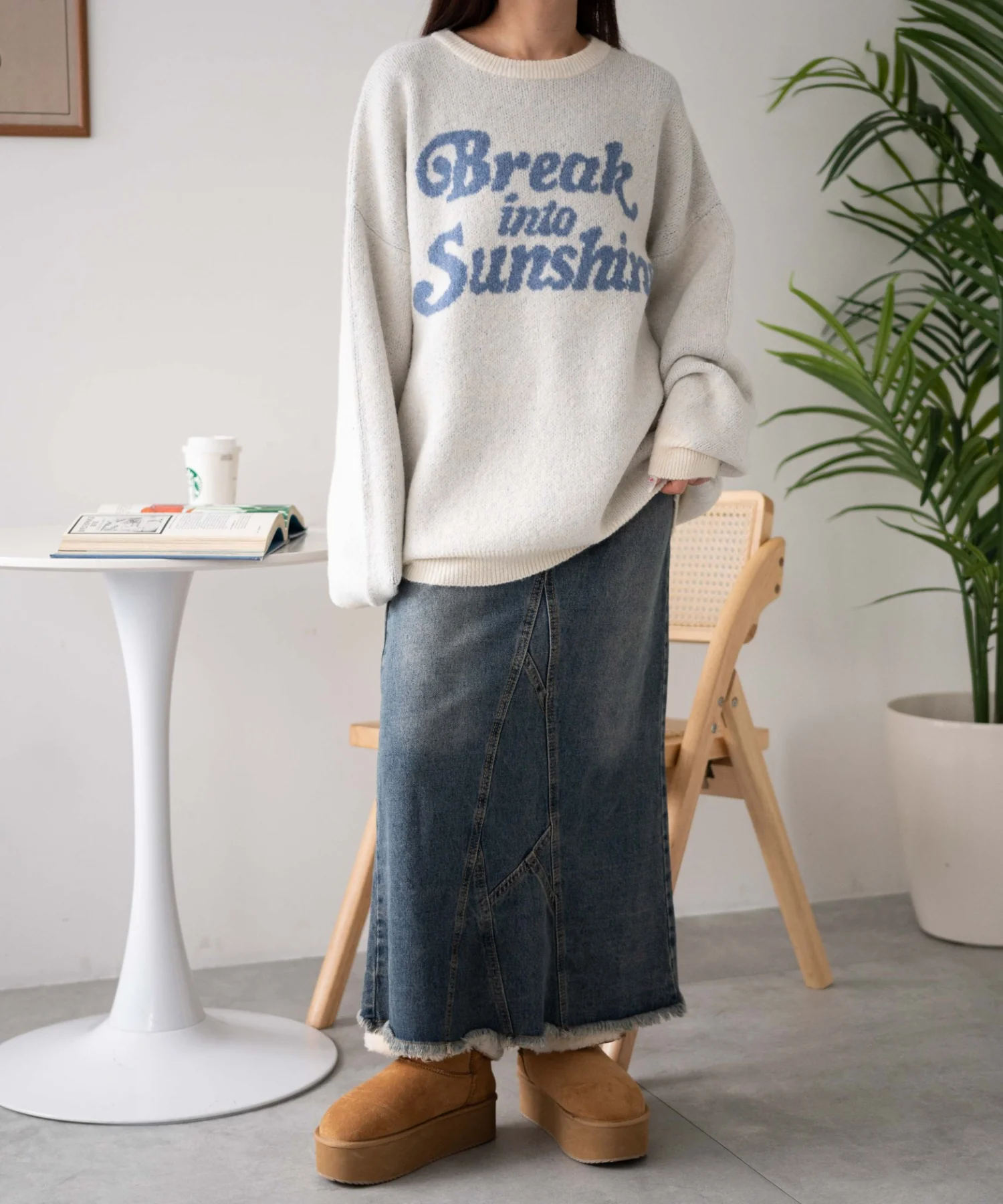ロゴジャガードフラッフィーニット - Image 6
