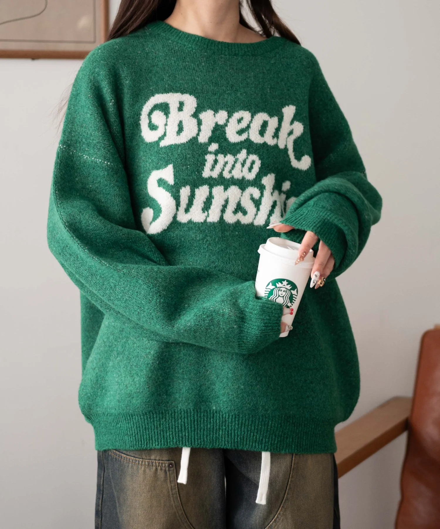 ロゴジャガードフラッフィーニット - Image 8