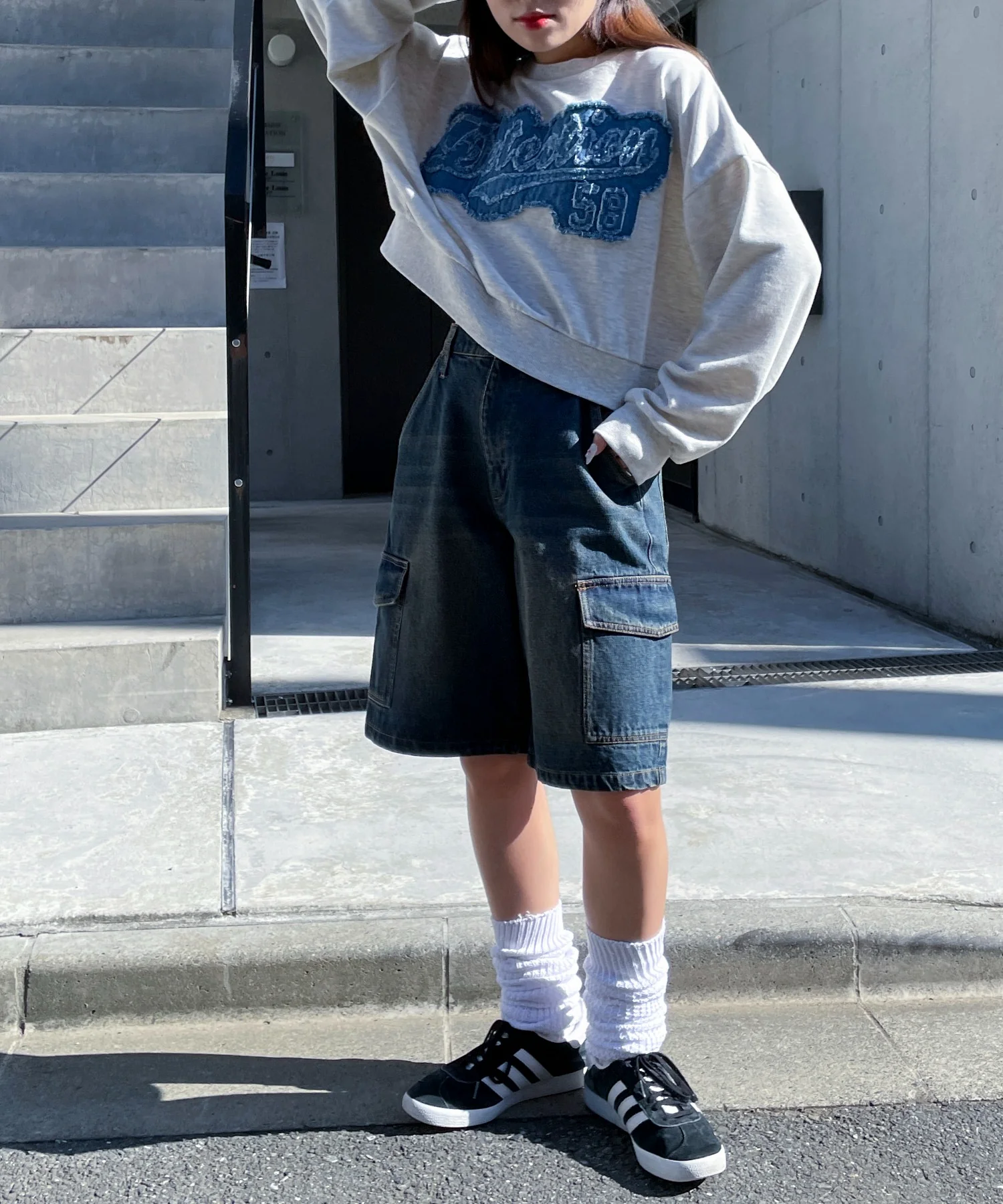 デニムワッペンプルオーバー - Image 12