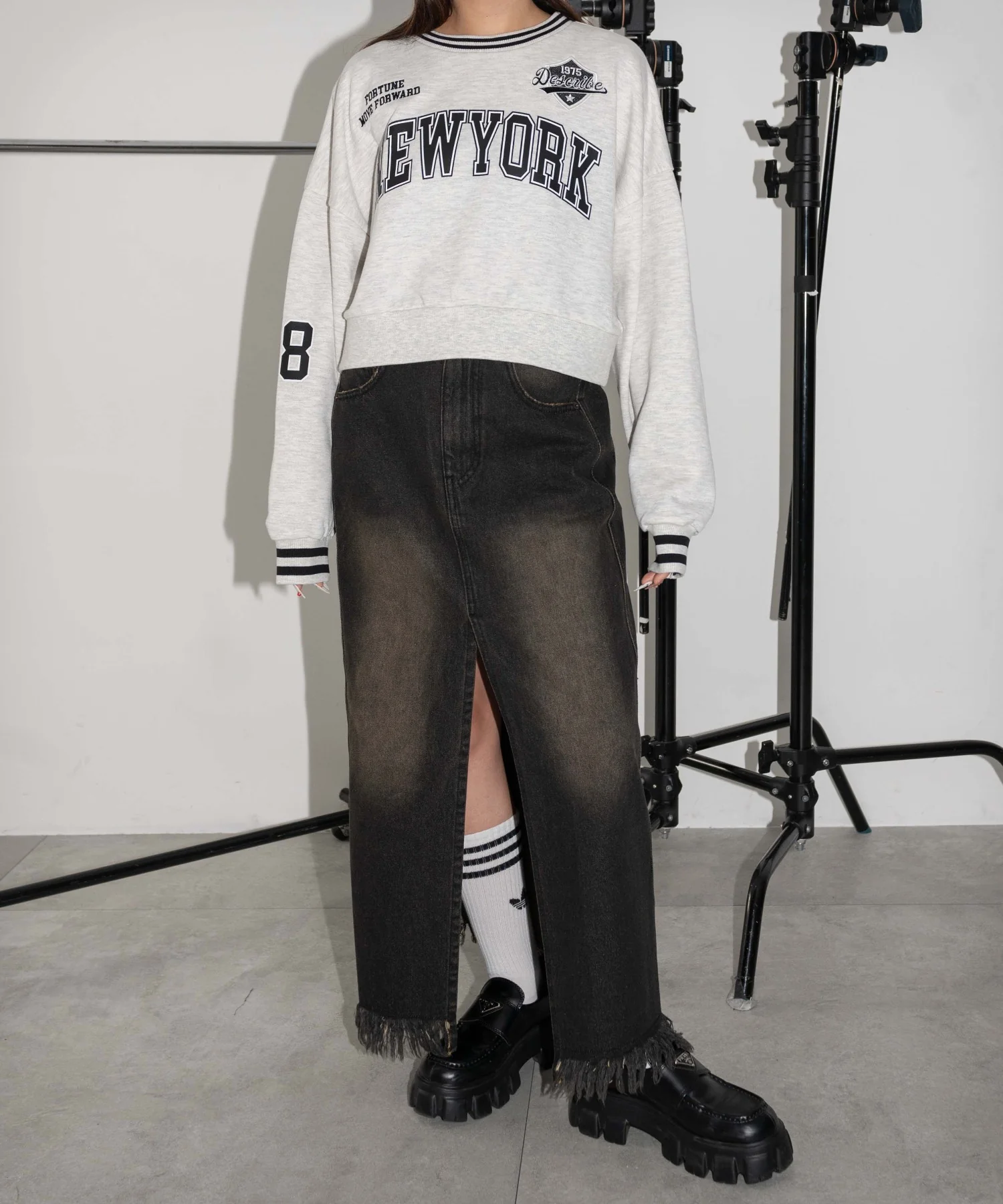 NEWYORKラインリブスウェット - Image 3