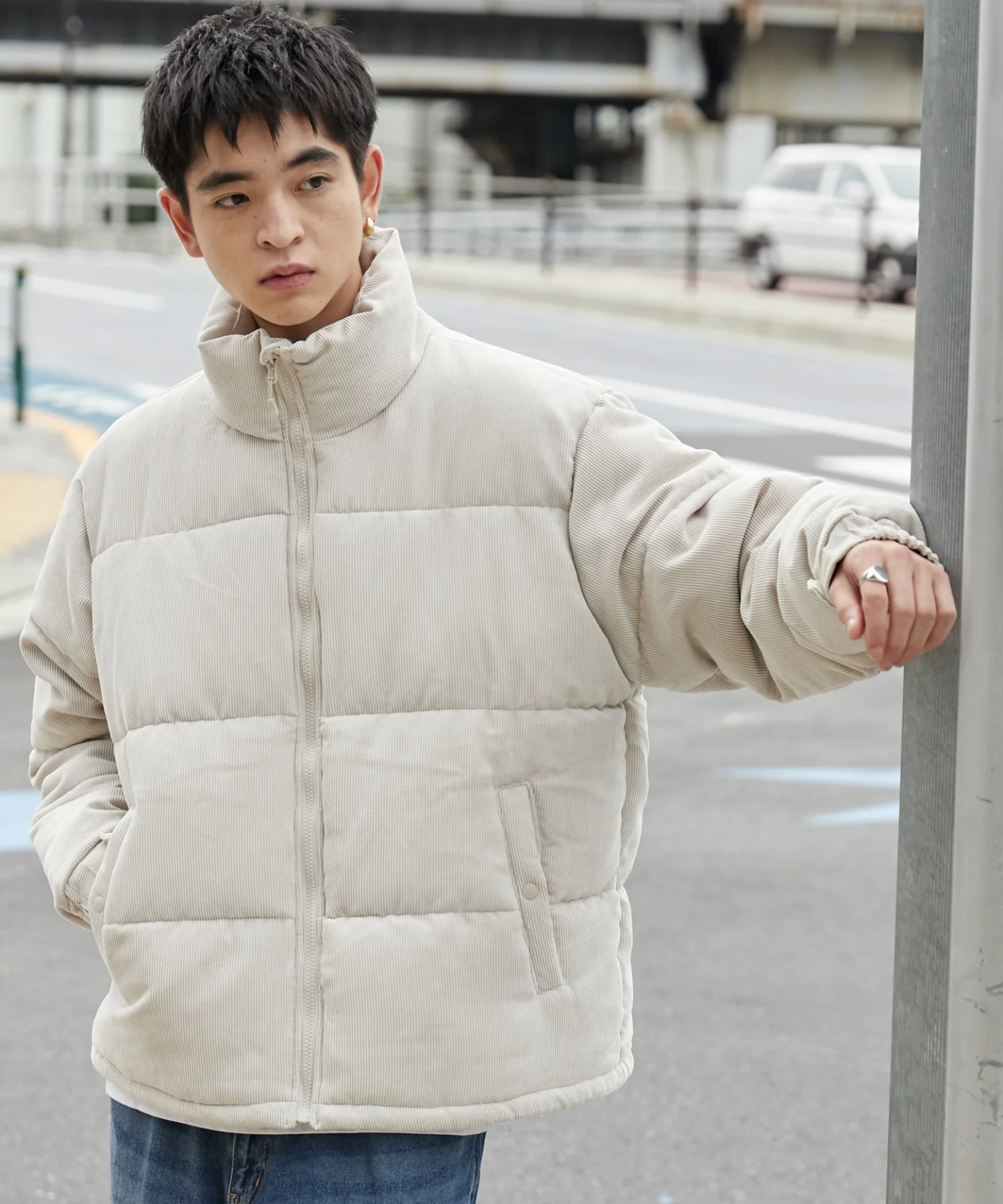 コーデュロイパディングブルゾン - Image 10