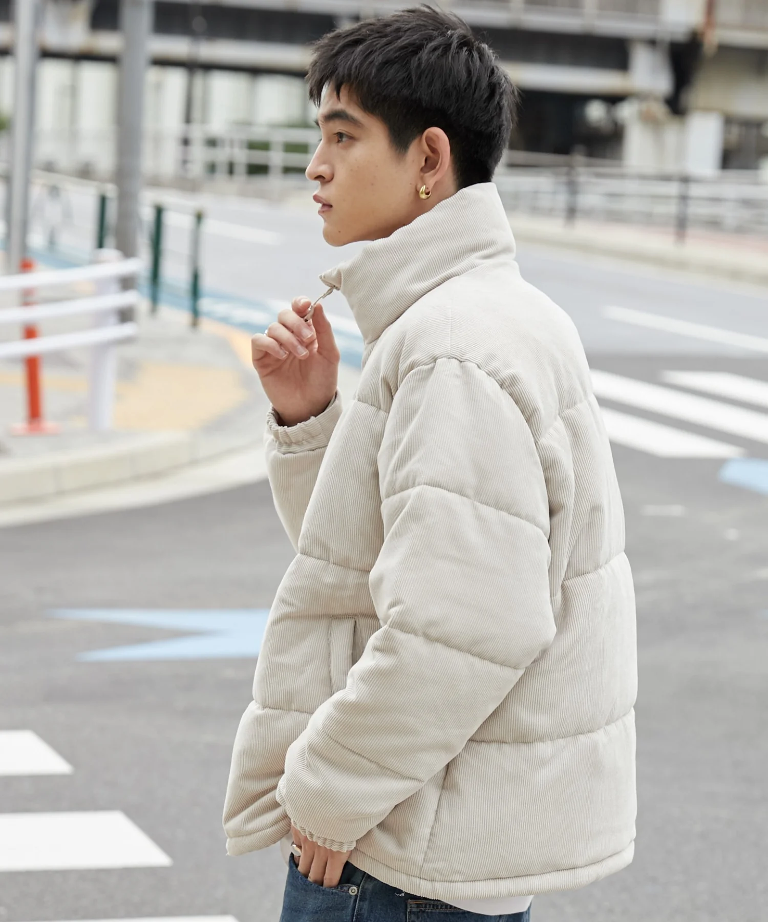 コーデュロイパディングブルゾン - Image 12