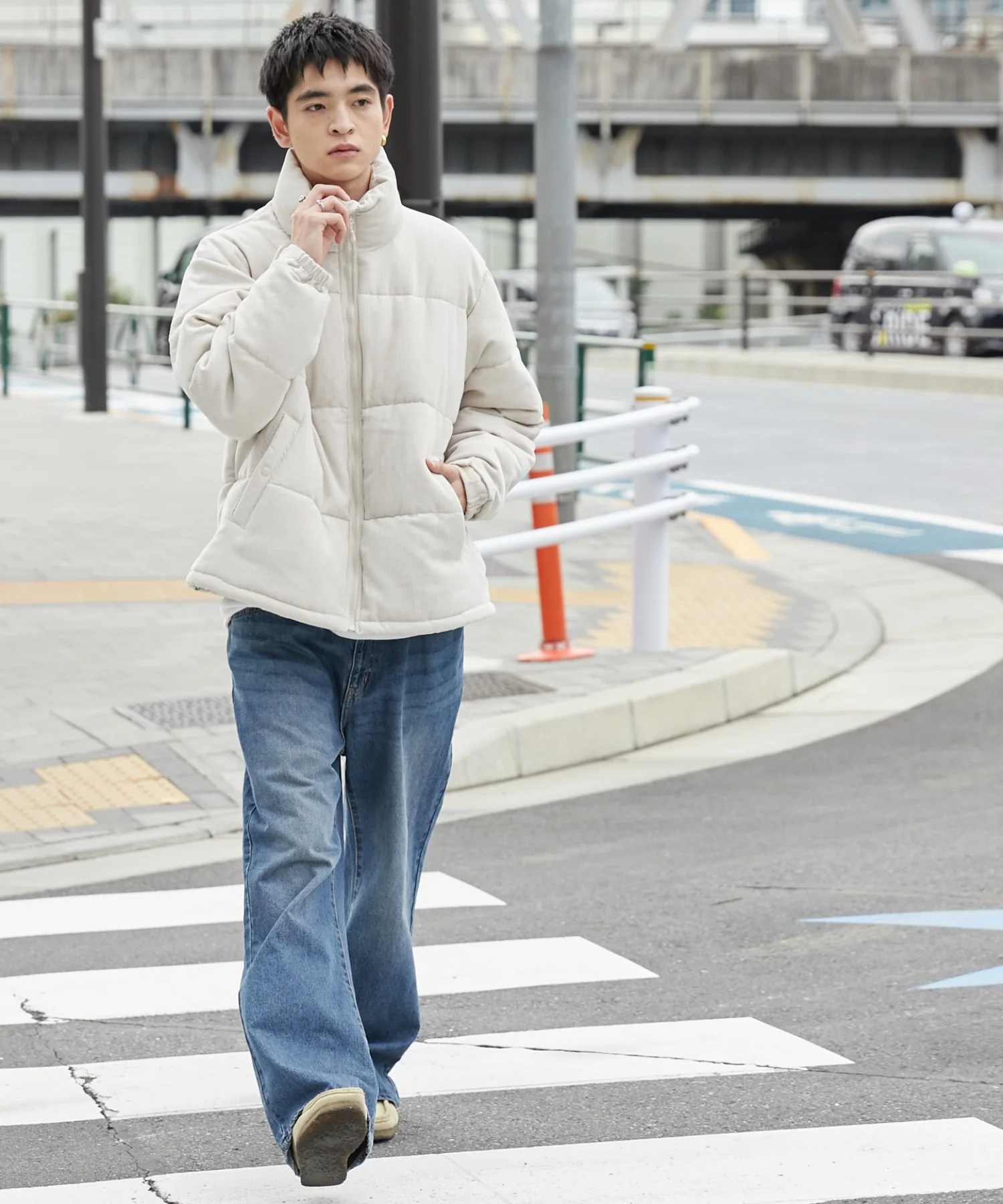 コーデュロイパディングブルゾン - Image 13