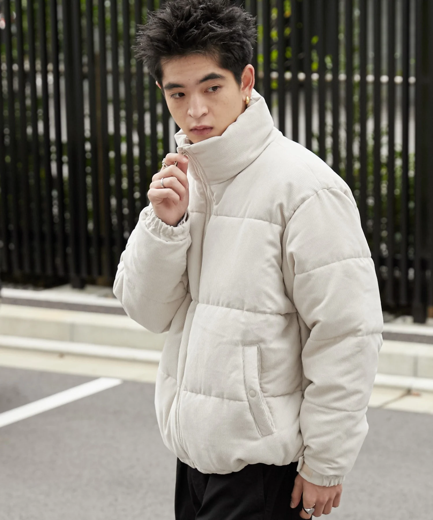 コーデュロイパディングブルゾン - Image 8