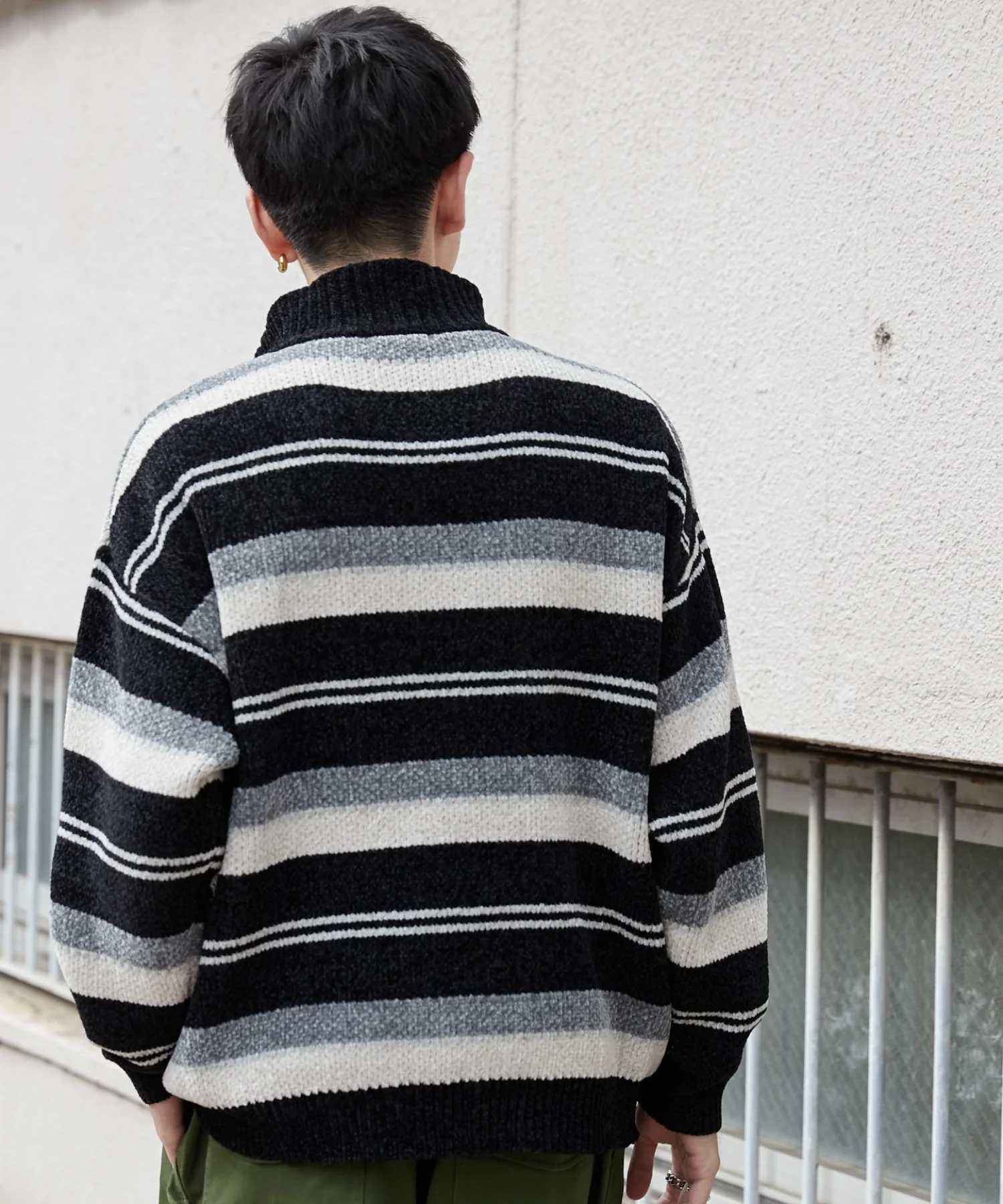 ベロアモールハーフジッププルオーバー - Image 13