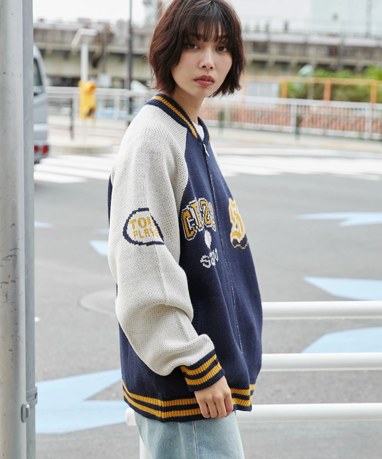 ジャガードニットスタジャン - Image 16