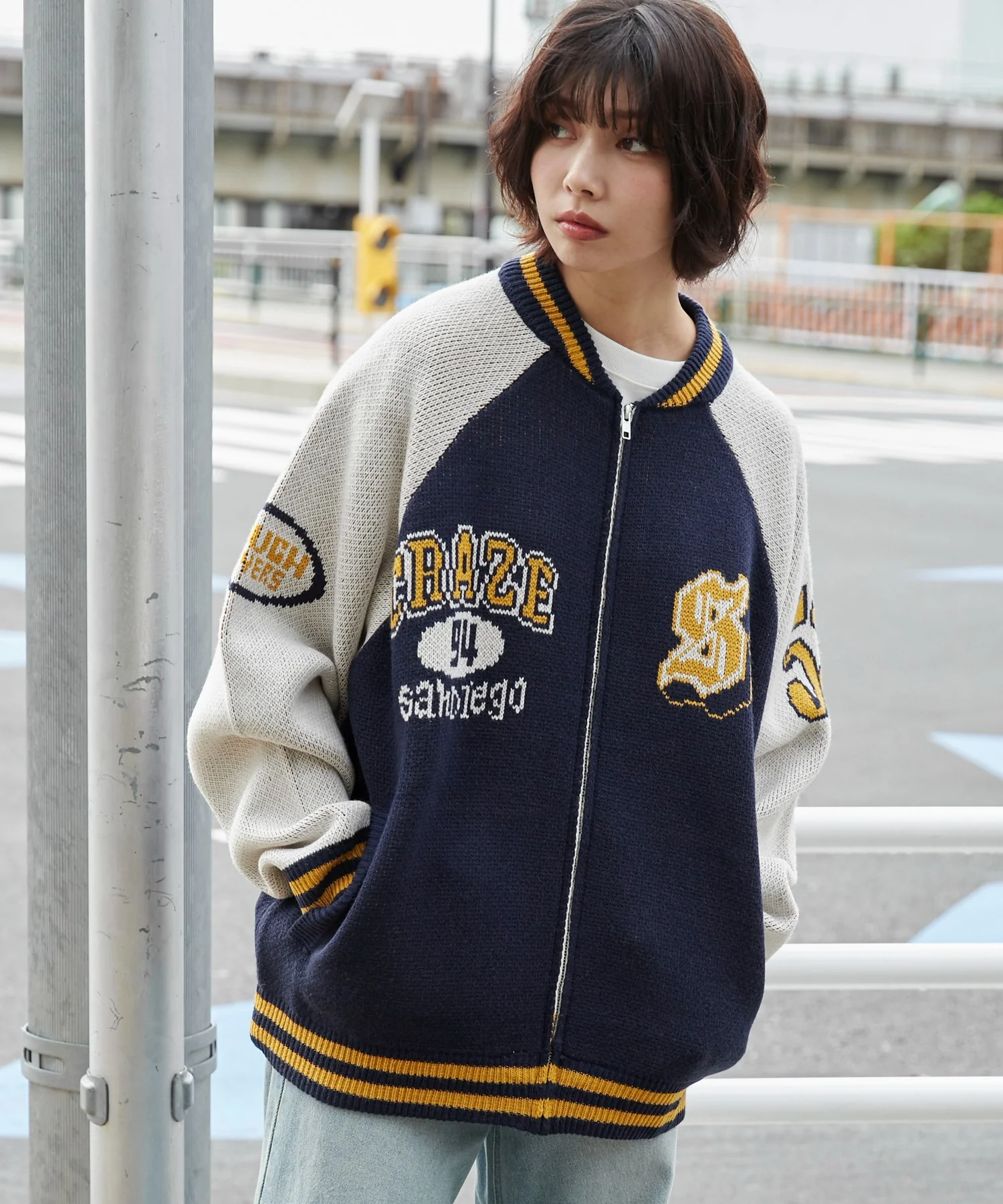 ジャガードニットスタジャン - Image 17
